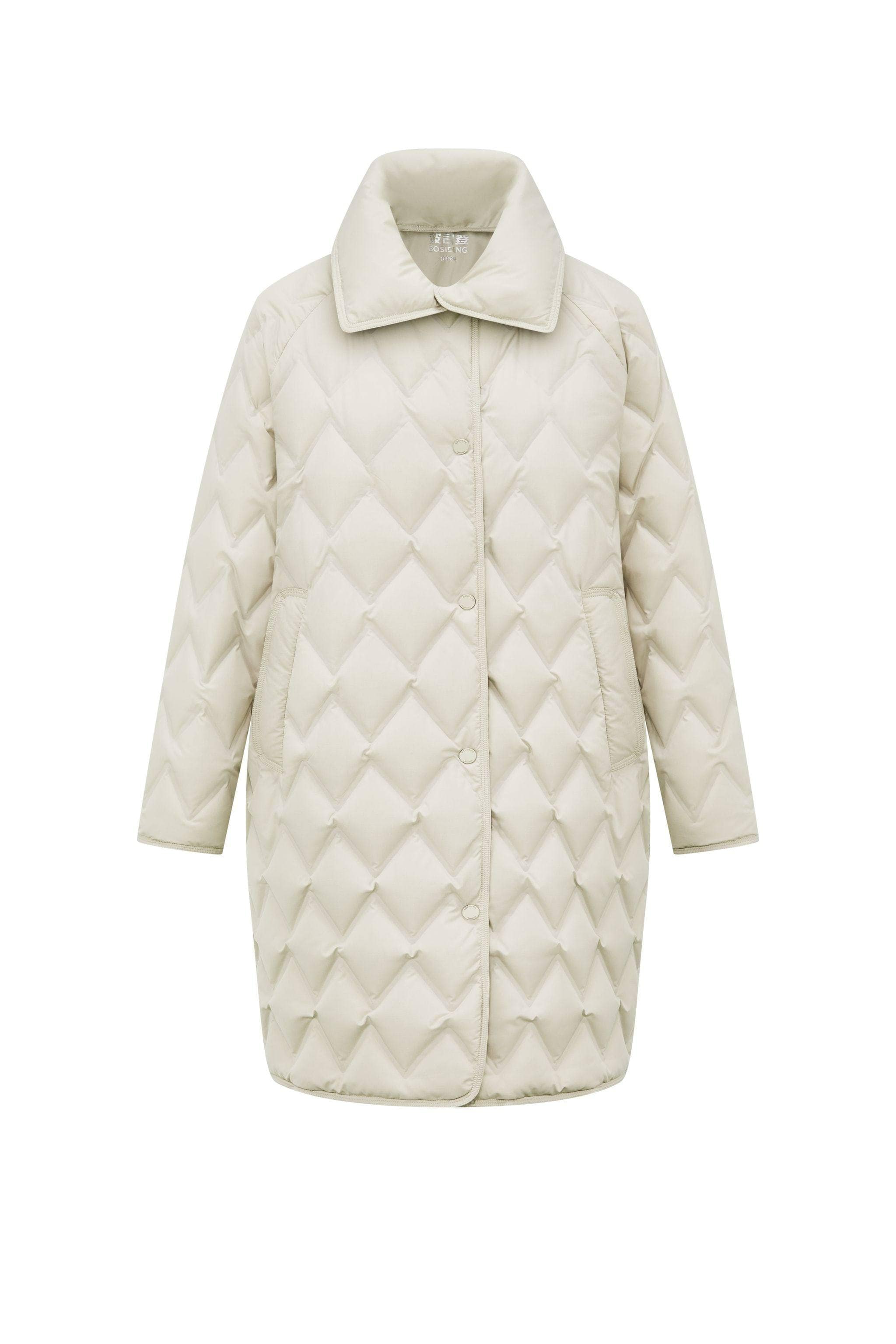BOSIDENG 2025 Women's Mid Length Goose Down Business Jacket