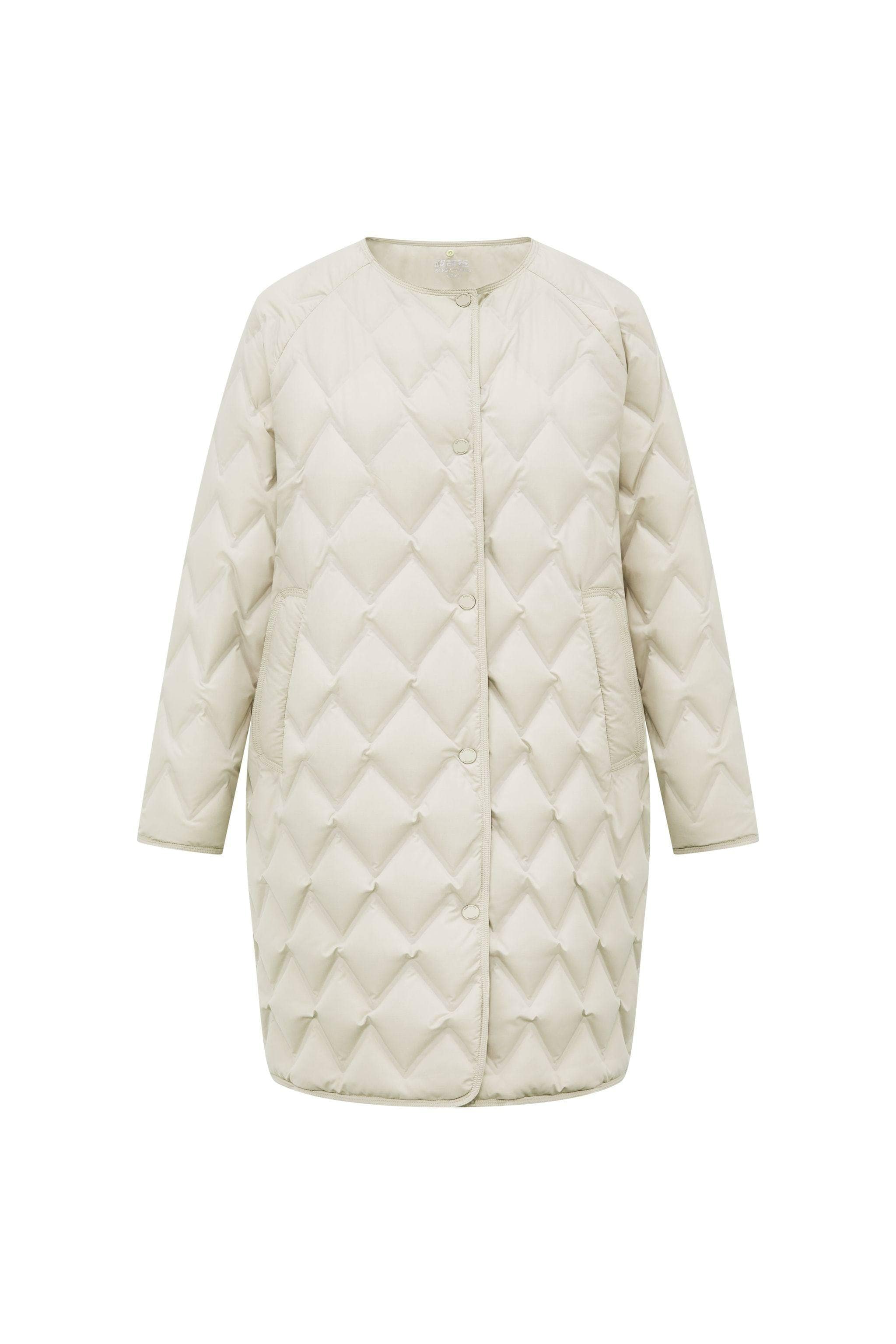 BOSIDENG 2025 Women's Mid Length Goose Down Business Jacket