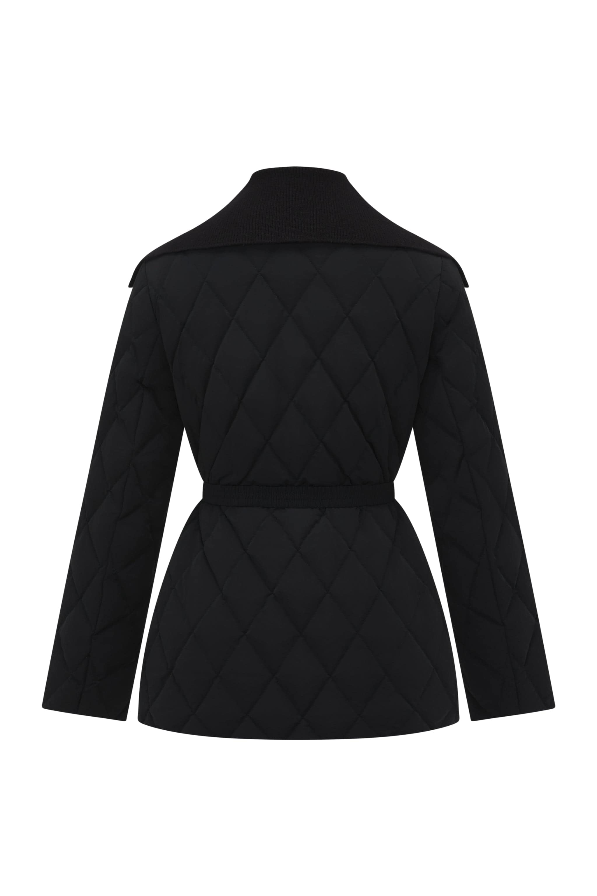 BOSIDENG 2025 Women's Mixed Media Goose Down Jacket With Belt