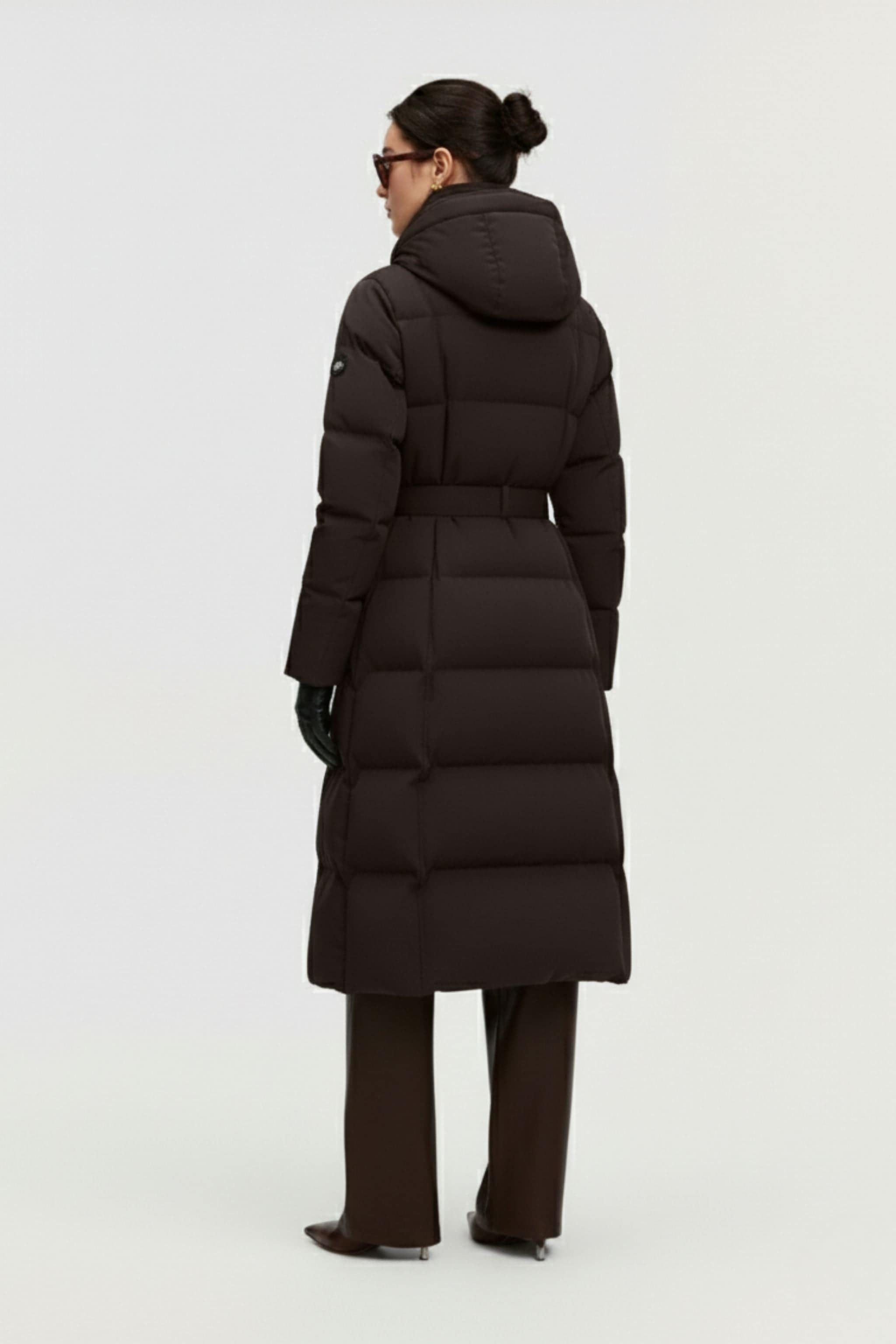 BOSIDENG 2025 Women's Premium Extreme Long Goose Down Jacket With Hood 778 Jacket