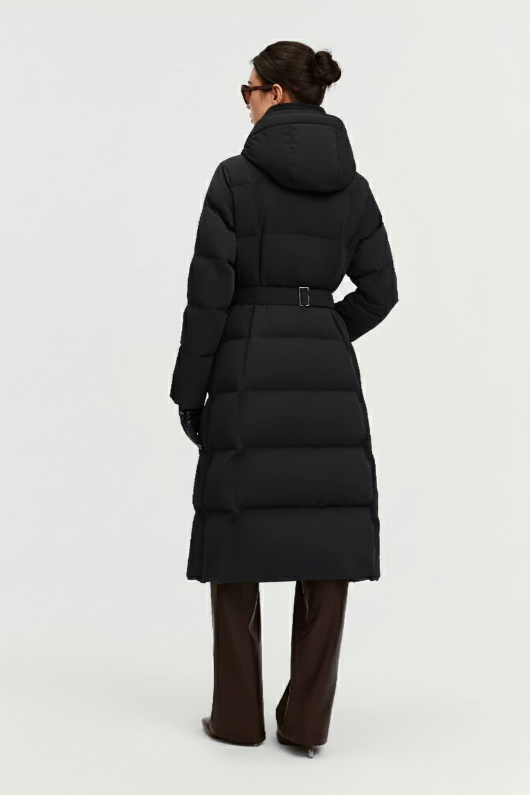 BOSIDENG 2025 Women's Premium Extreme Long Goose Down Jacket With Hood 778 Jacket