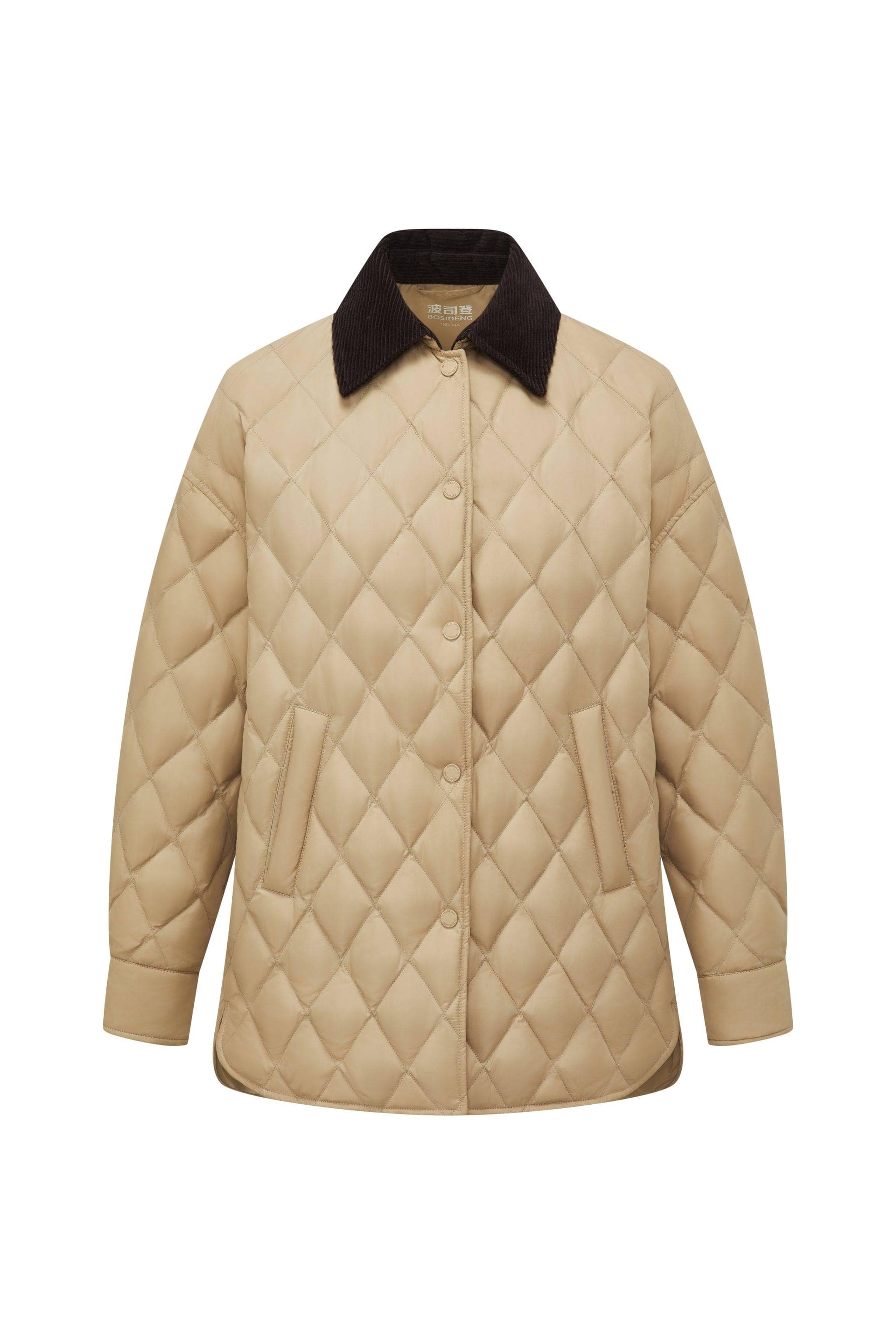 BOSIDENG 2025 Women's Quilted Barn Down Jacket