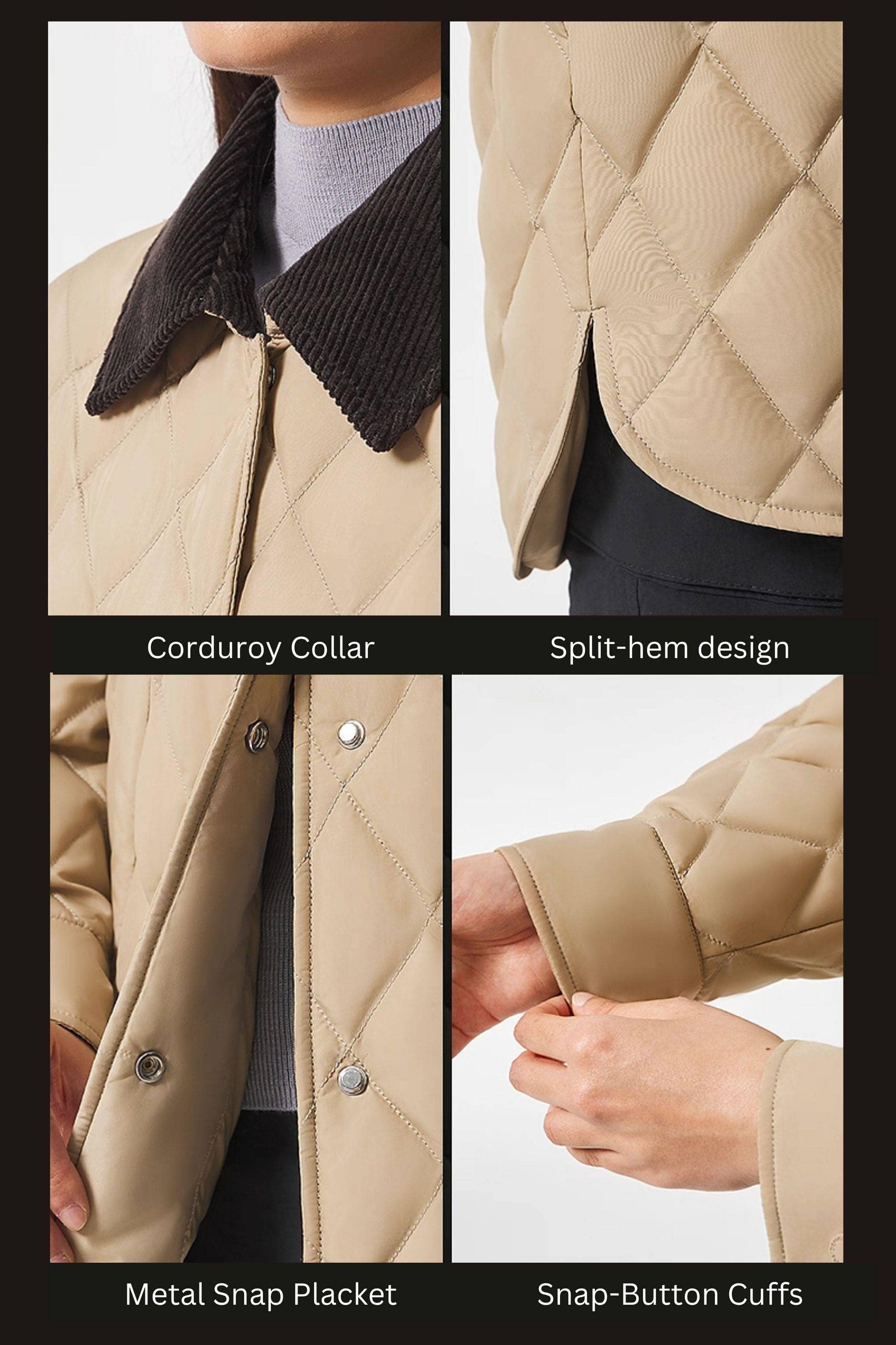 BOSIDENG 2025 Women's Quilted Barn Down Jacket Jacket