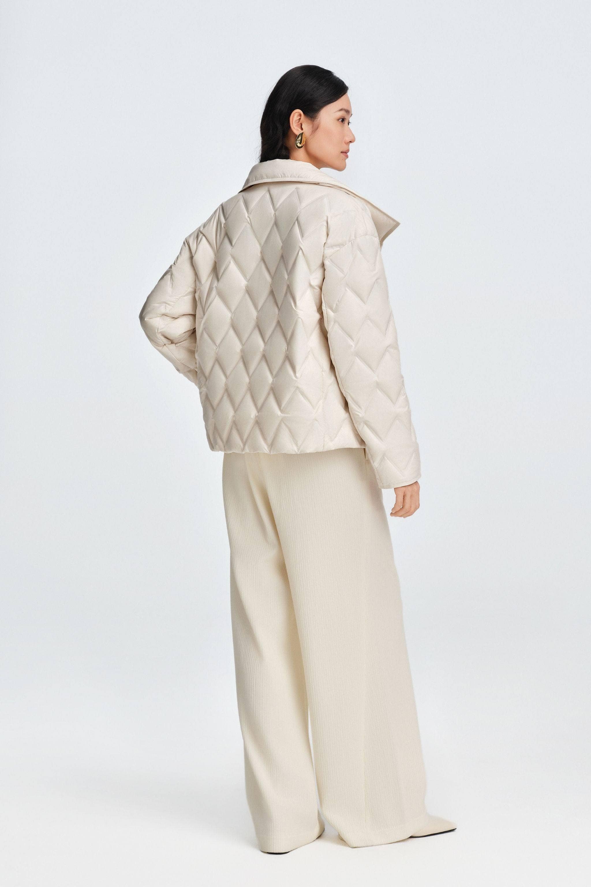 BOSIDENG 2025 Women's Short length Goose Down Business Jacket Jacket