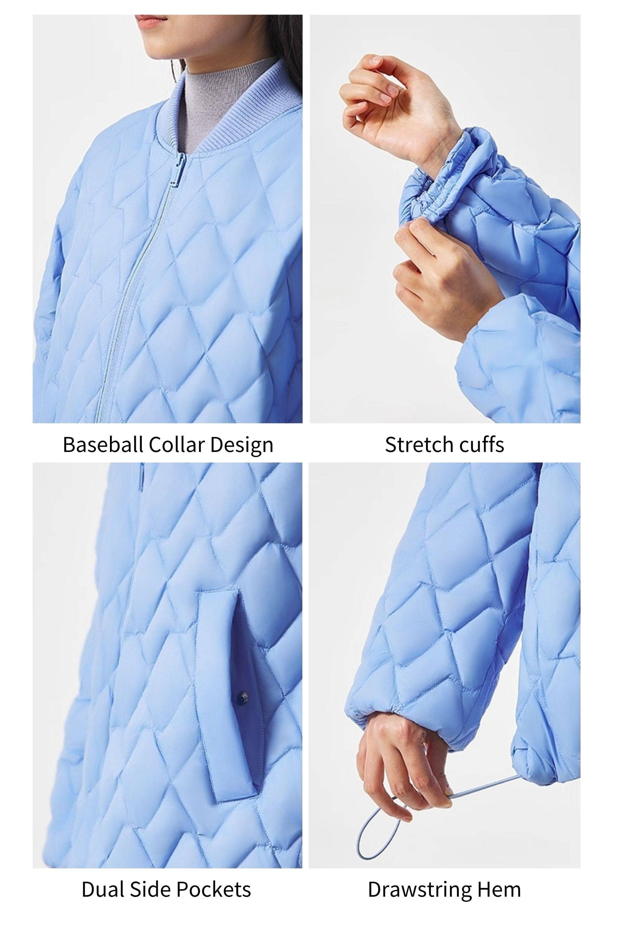 BOSIDENG 2025 Women's Varsity Down Jacket Jacket