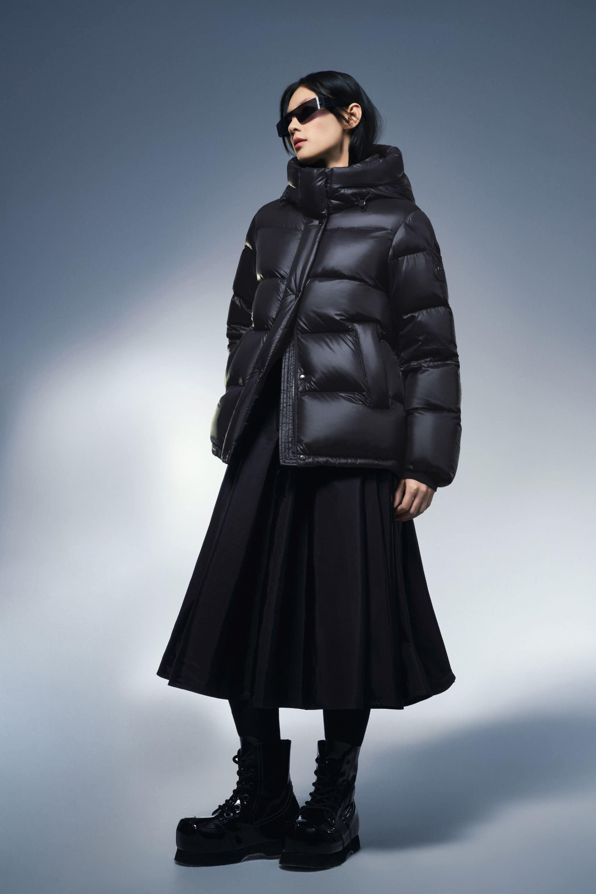 BOSIDENG 2025 Womens Goose Down Puffer With Hood 116 Jacket