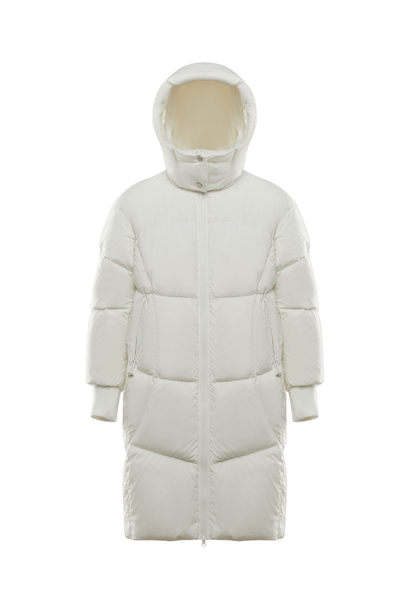 Detachable Hood Long Puffer Jacket — Introducing Bosideng Women's Mid-Length Down Jacket — view 6; windproof