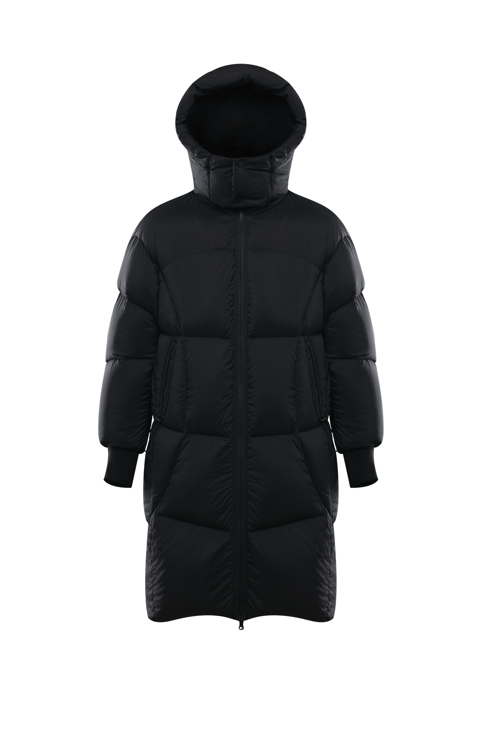 Detachable Hood Long Puffer Jacket — Introducing Bosideng Women's Mid-Length Down Jacket — view 8; windproof