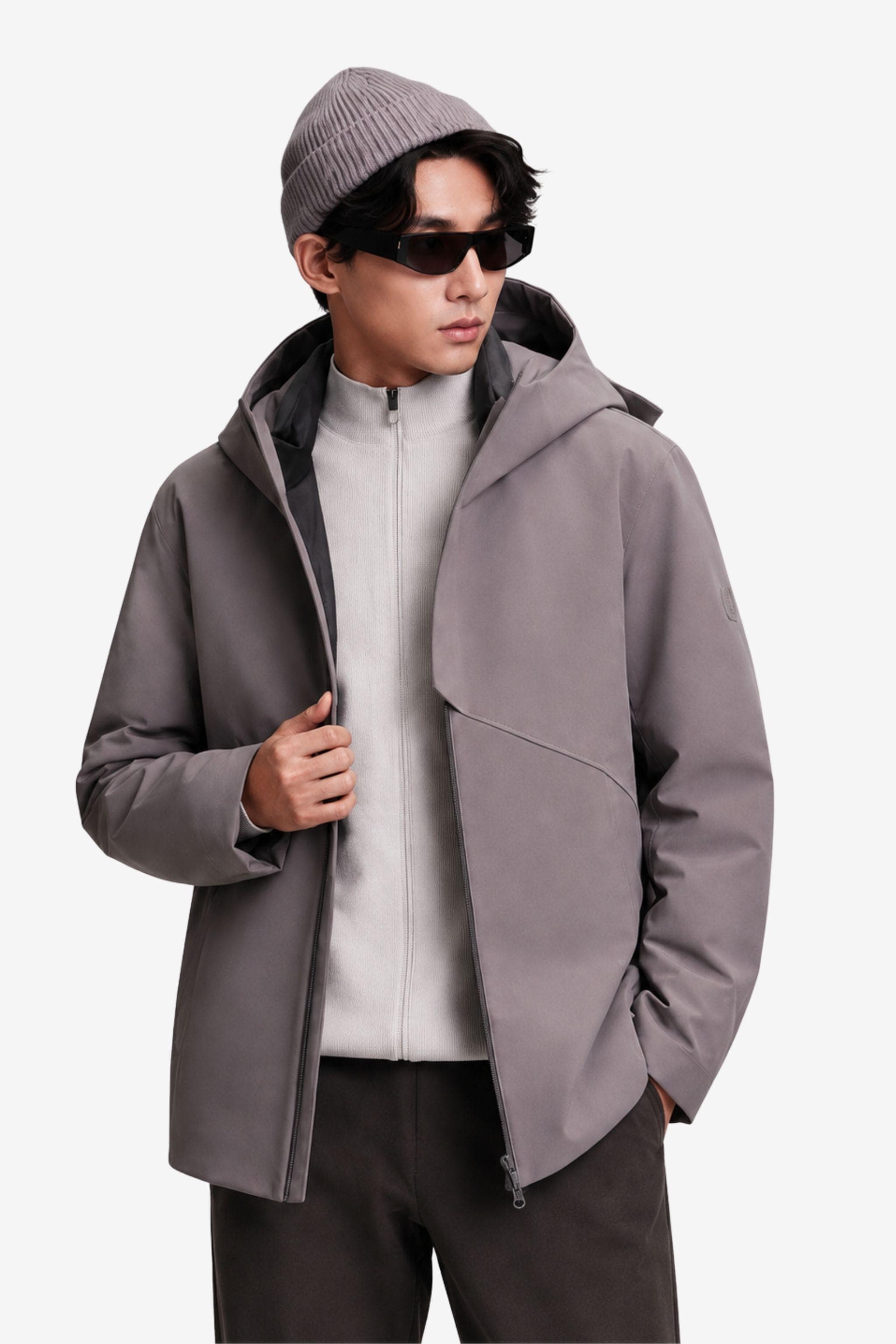 Men's Hooded 3 in 1 Goose Down Jacket 215