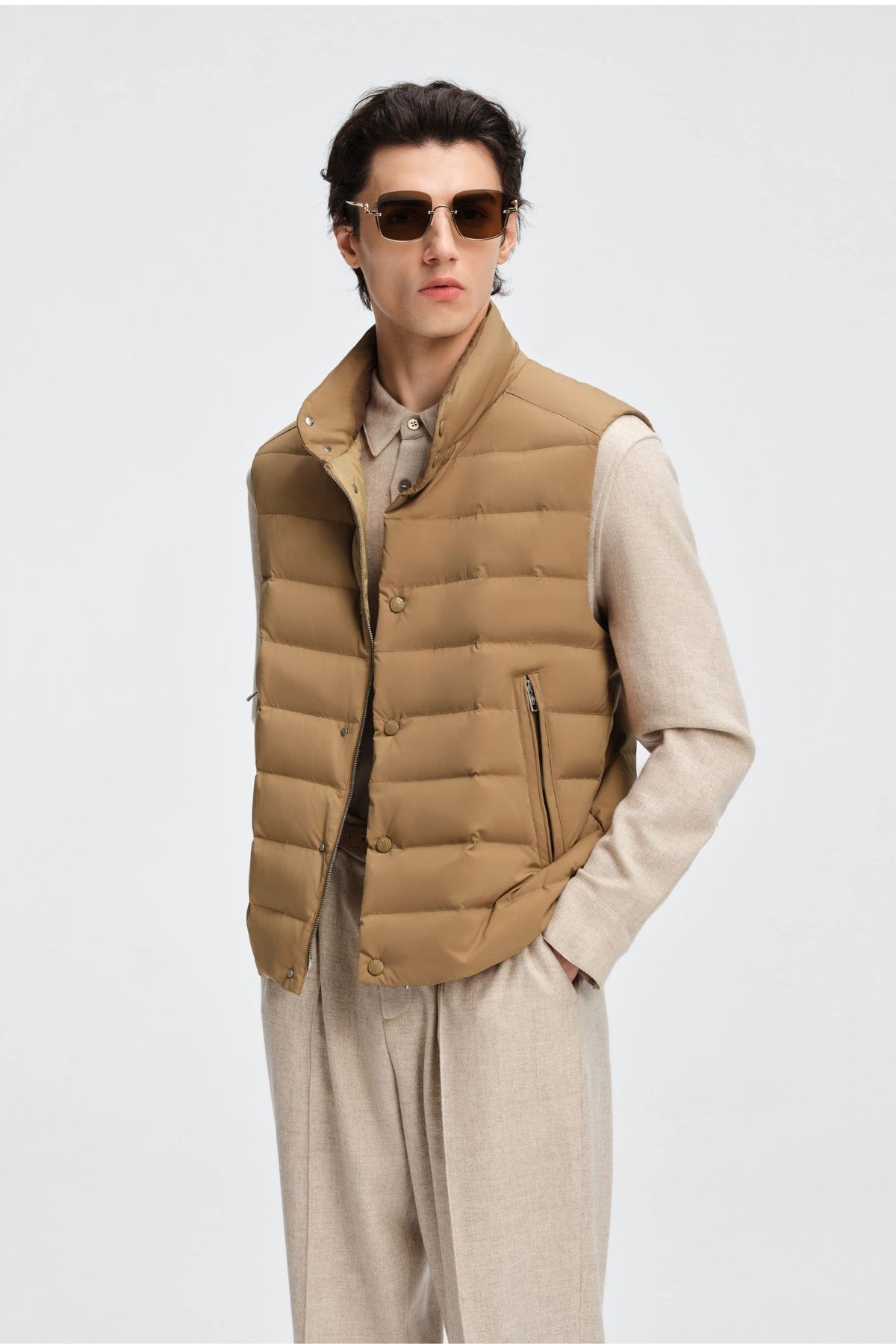 Mens Tailored Goose Down Gilet 731