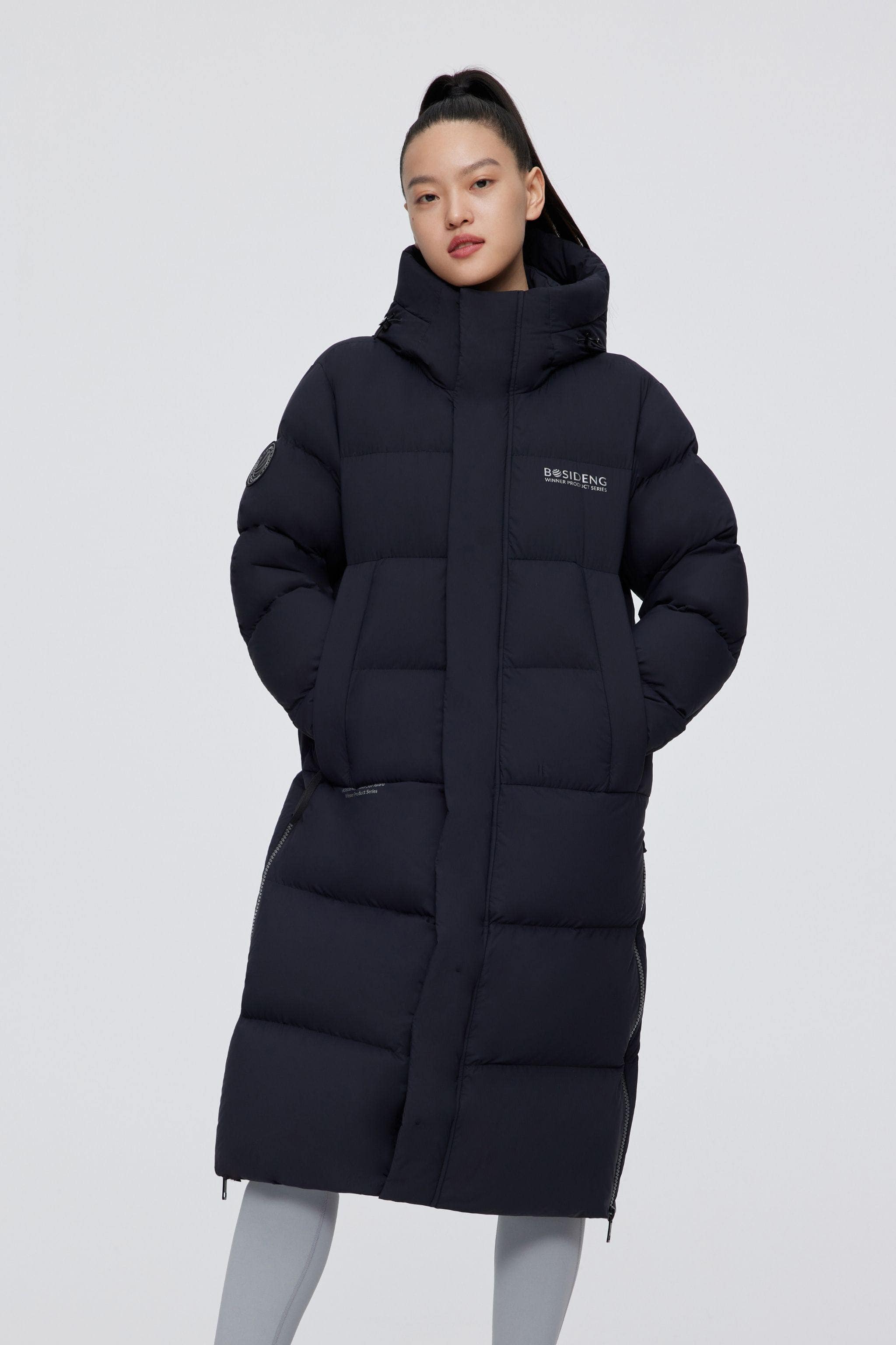 Long Down Puffer With Hood