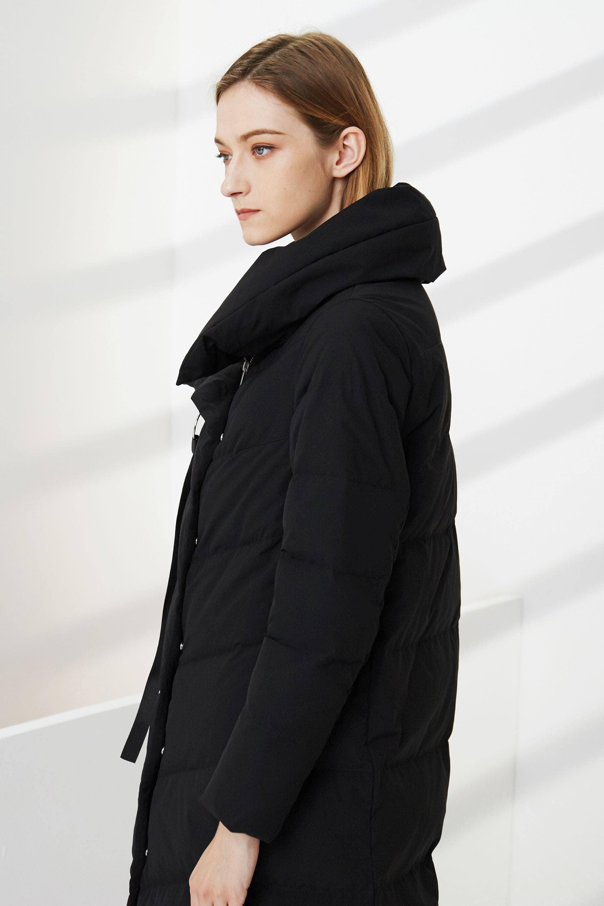 BOSIDENG Long Lapel Goose Down Jacket Jacket