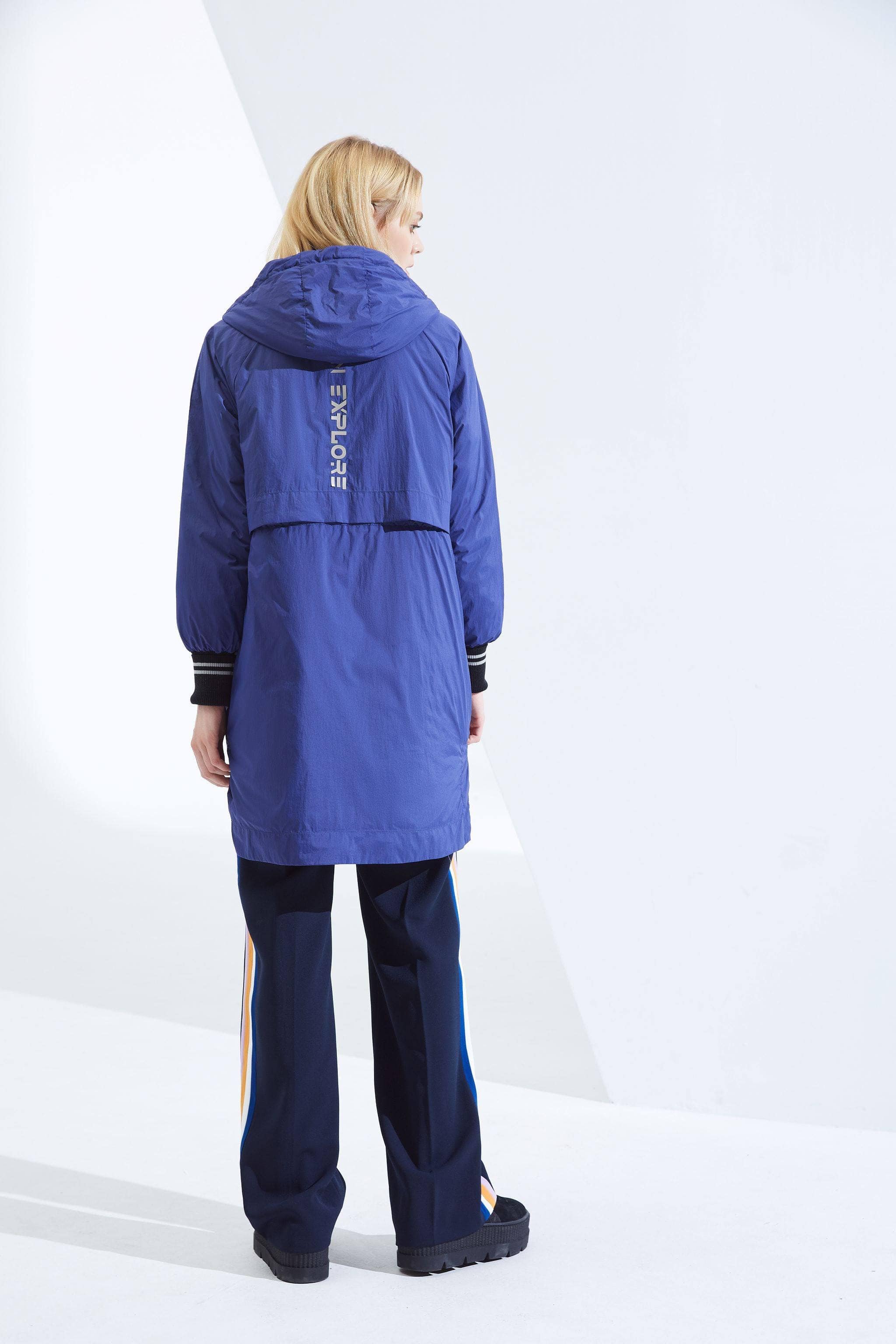 BOSIDENG Longline Hooded Down Jacket