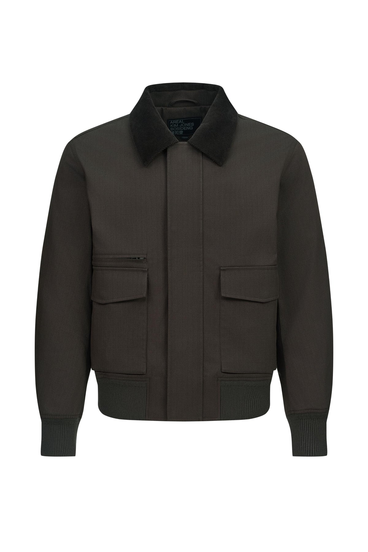AREAL Men's Corduroy Collar Goose Down Jacket 923