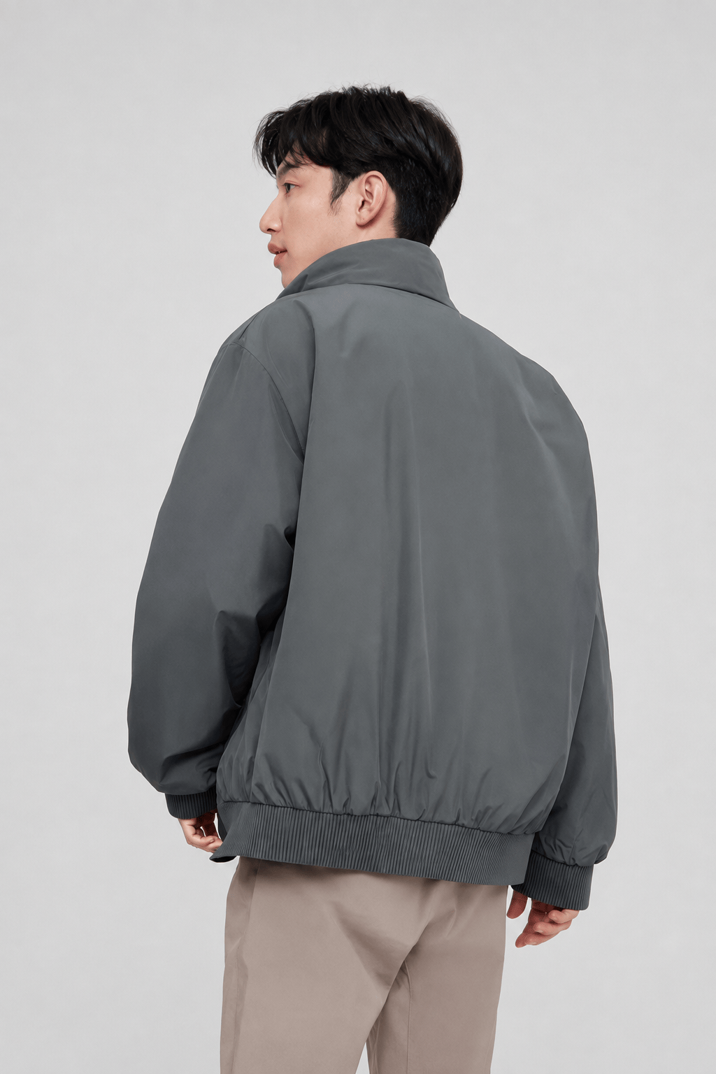 Men's bomber goose down jacket