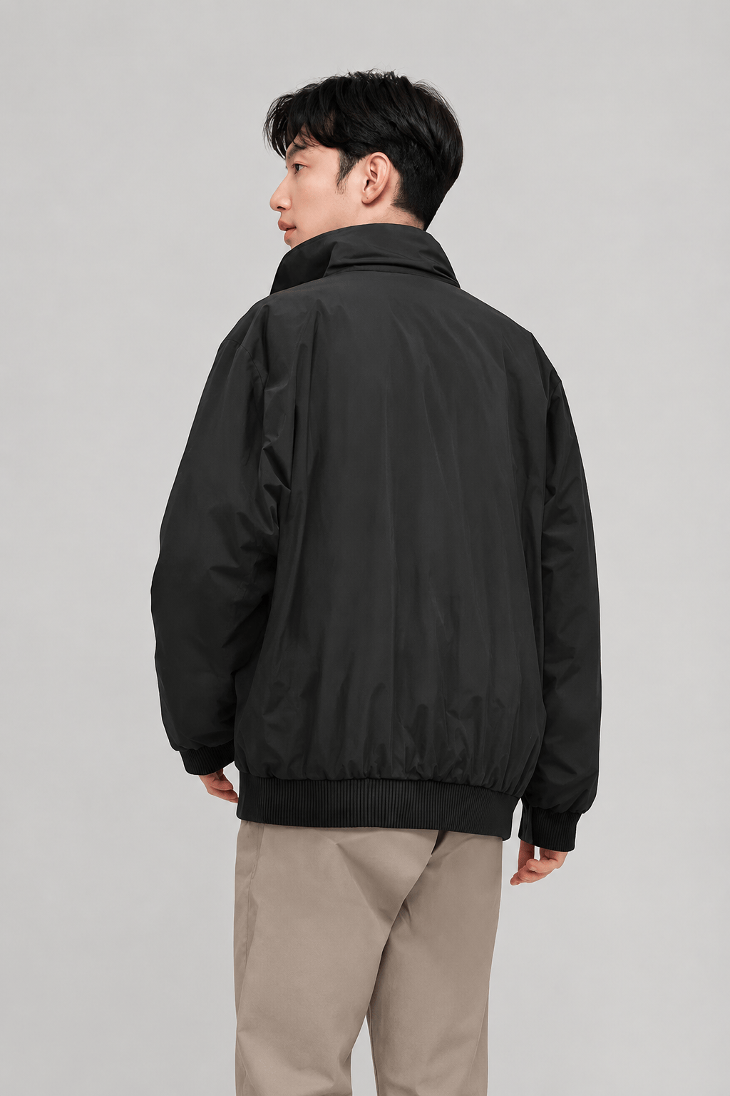 Men's bomber goose down jacket