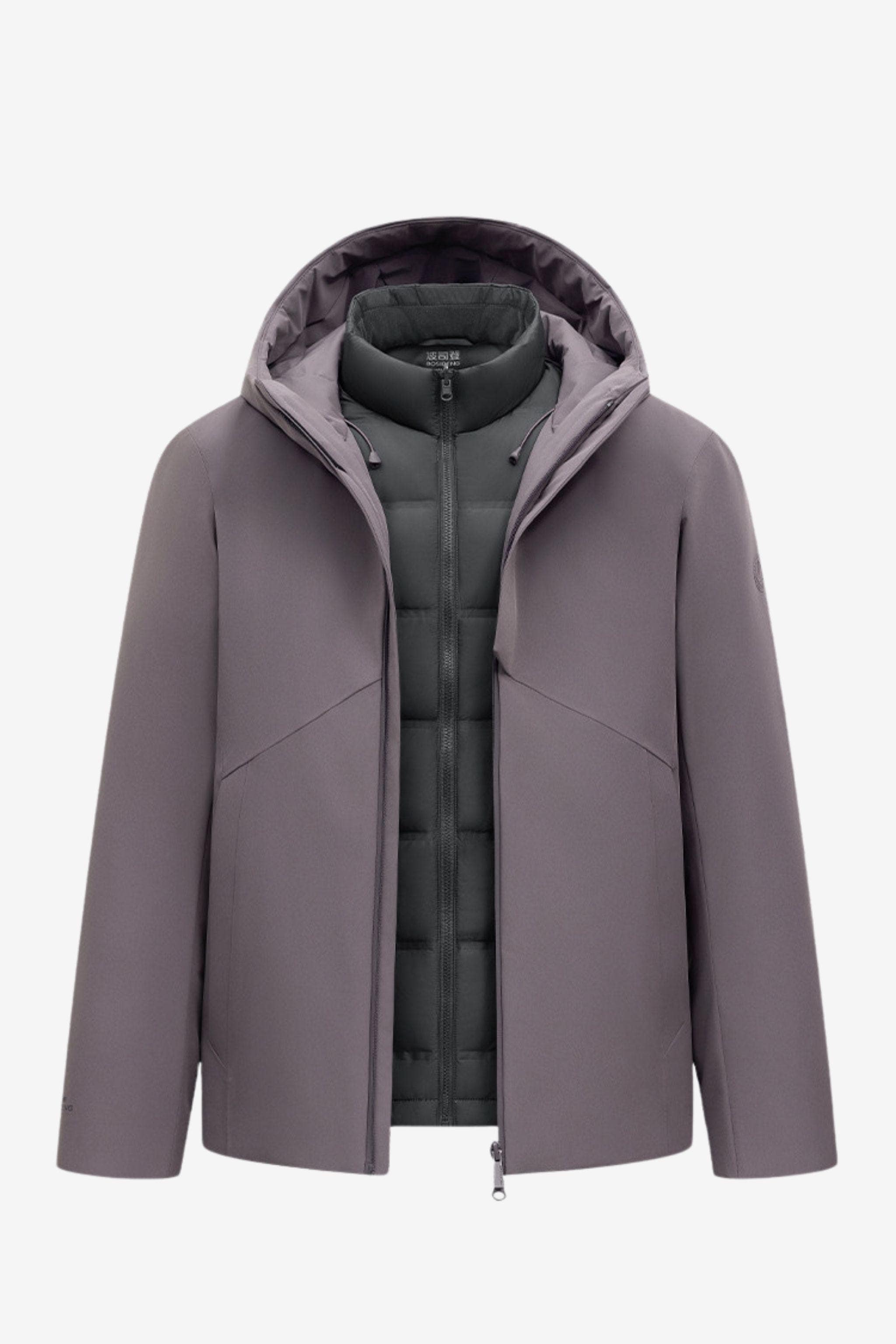 Men's Hooded 3 in 1 Goose Down Jacket 215
