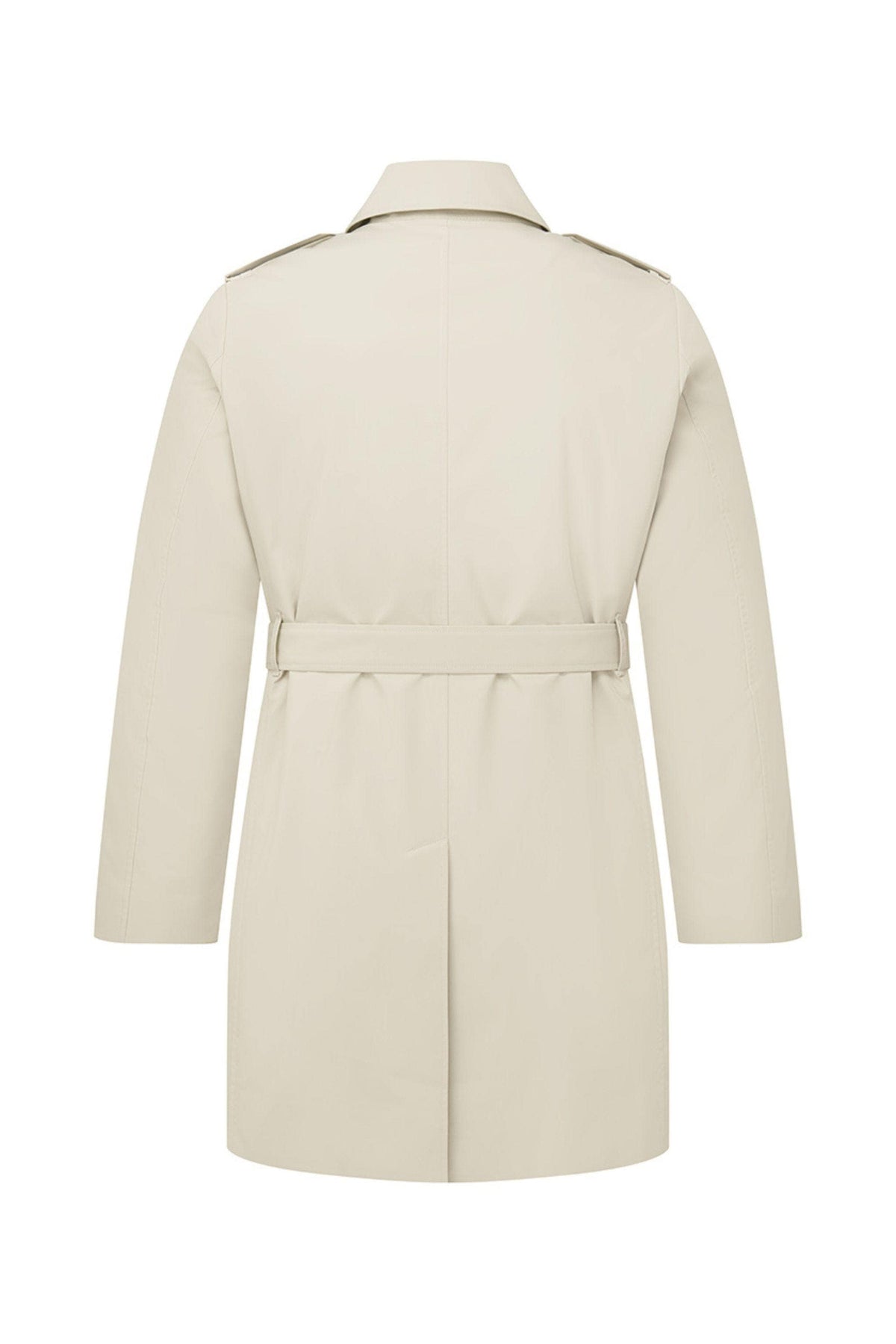 Men's Mid-Length Detachable Goose Down Trench 277