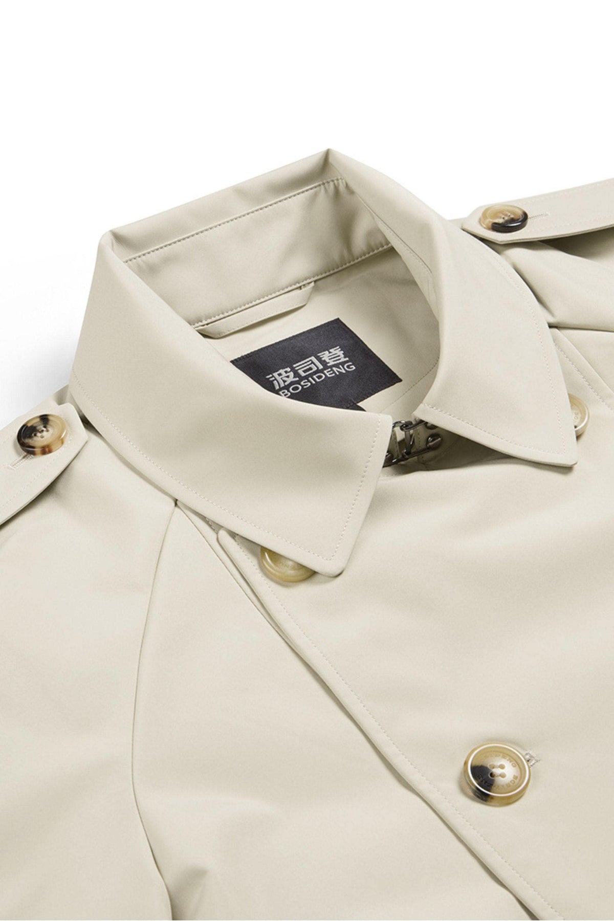 Men's Mid-Length Detachable Goose Down Trench 277
