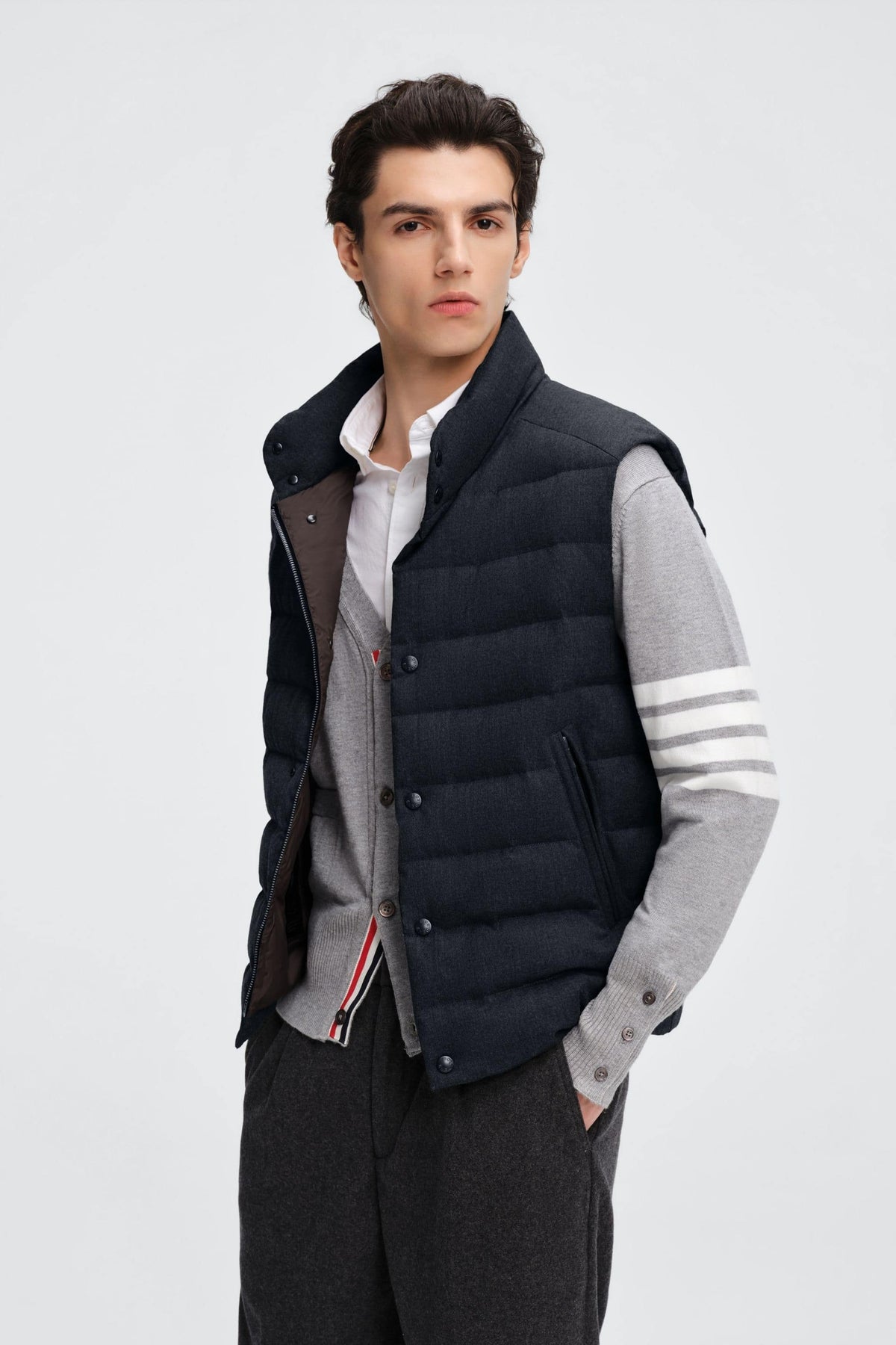 Mens Tailored Goose Down Gilet 731