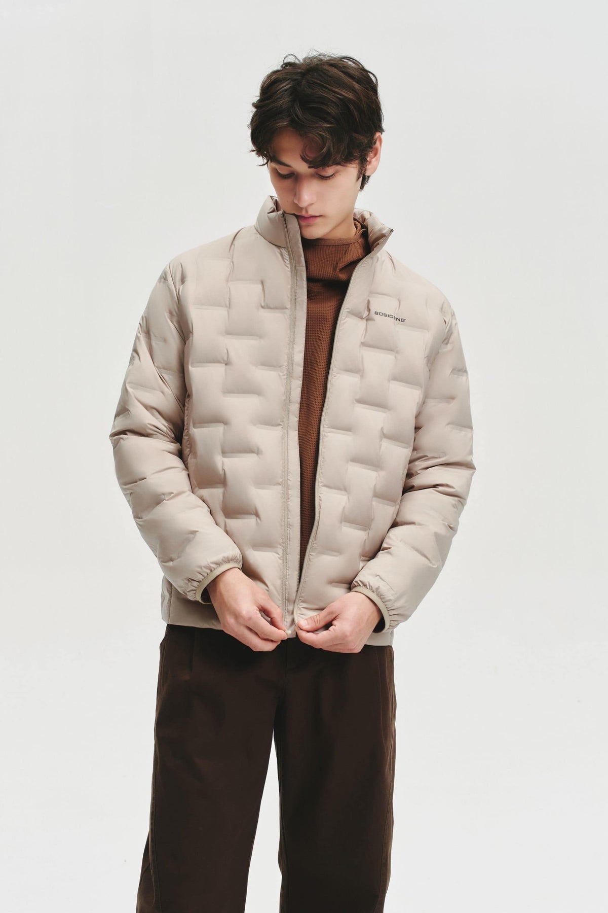 Mens Ultralight Goose Down Jacket 033