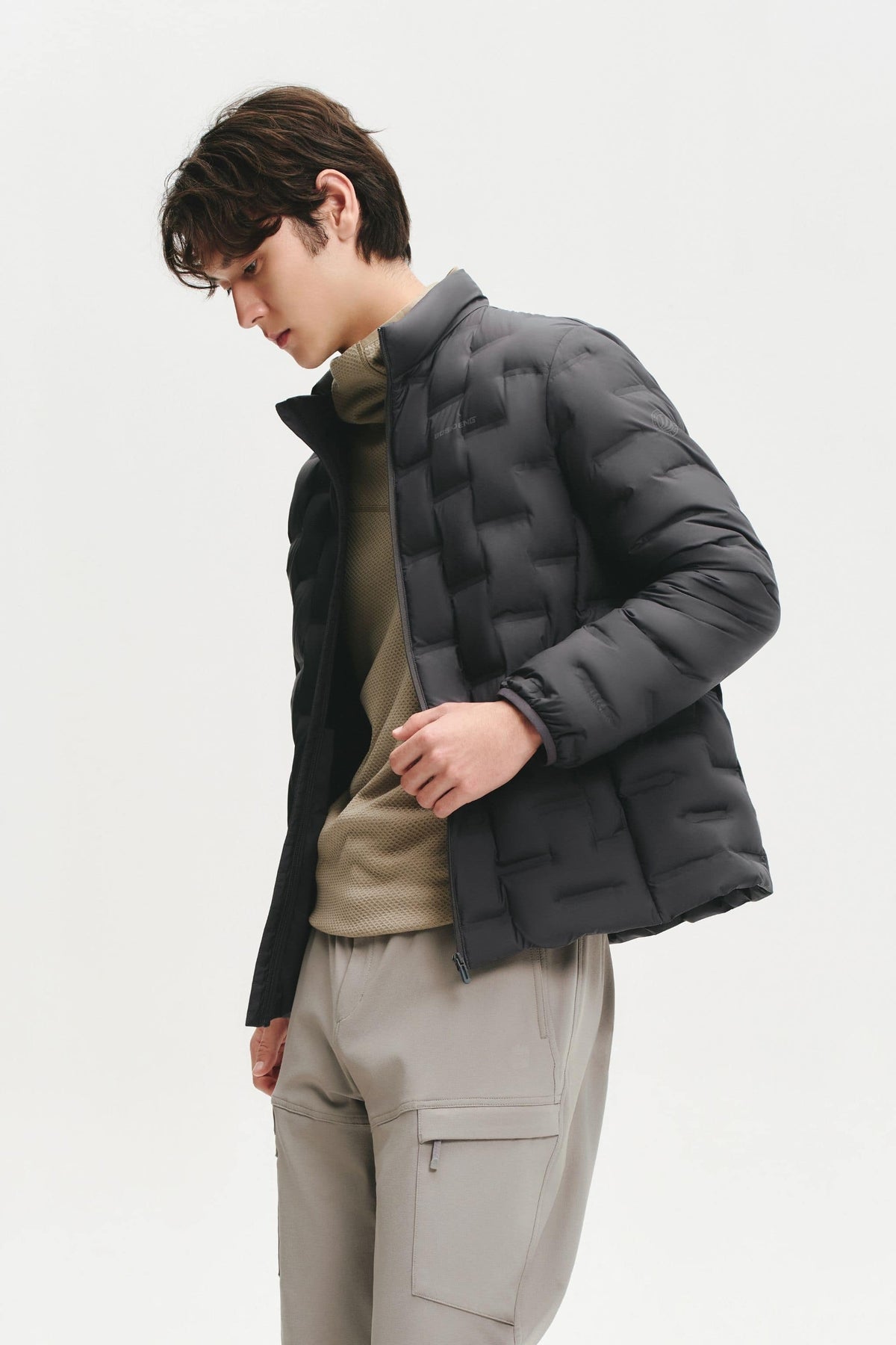 Mens Ultralight Goose Down Jacket 033
