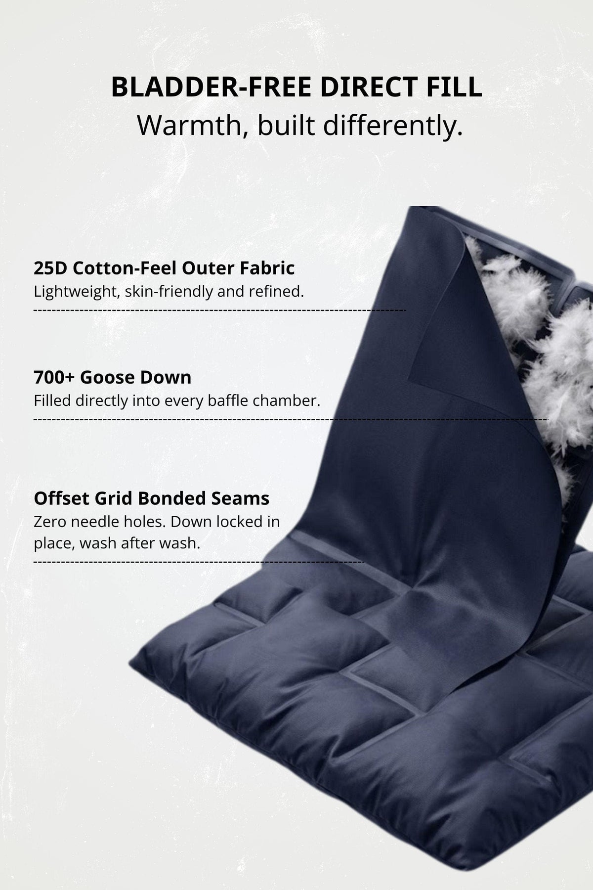 Mens Ultralight Goose Down Jacket 033