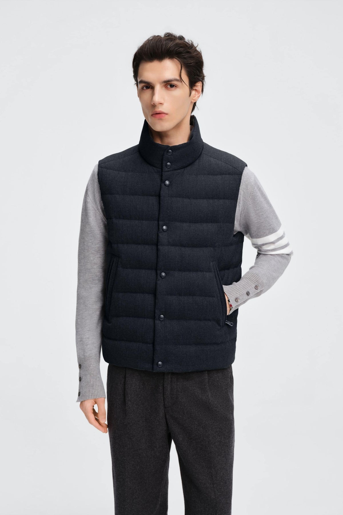 Mens Tailored Goose Down Gilet 731