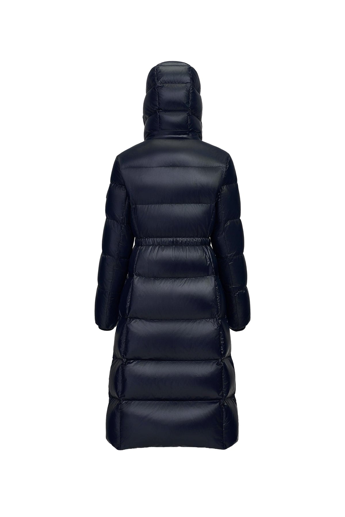 Puff Women's Full-Length Goose Down Jacket with Detachable Hood 128
