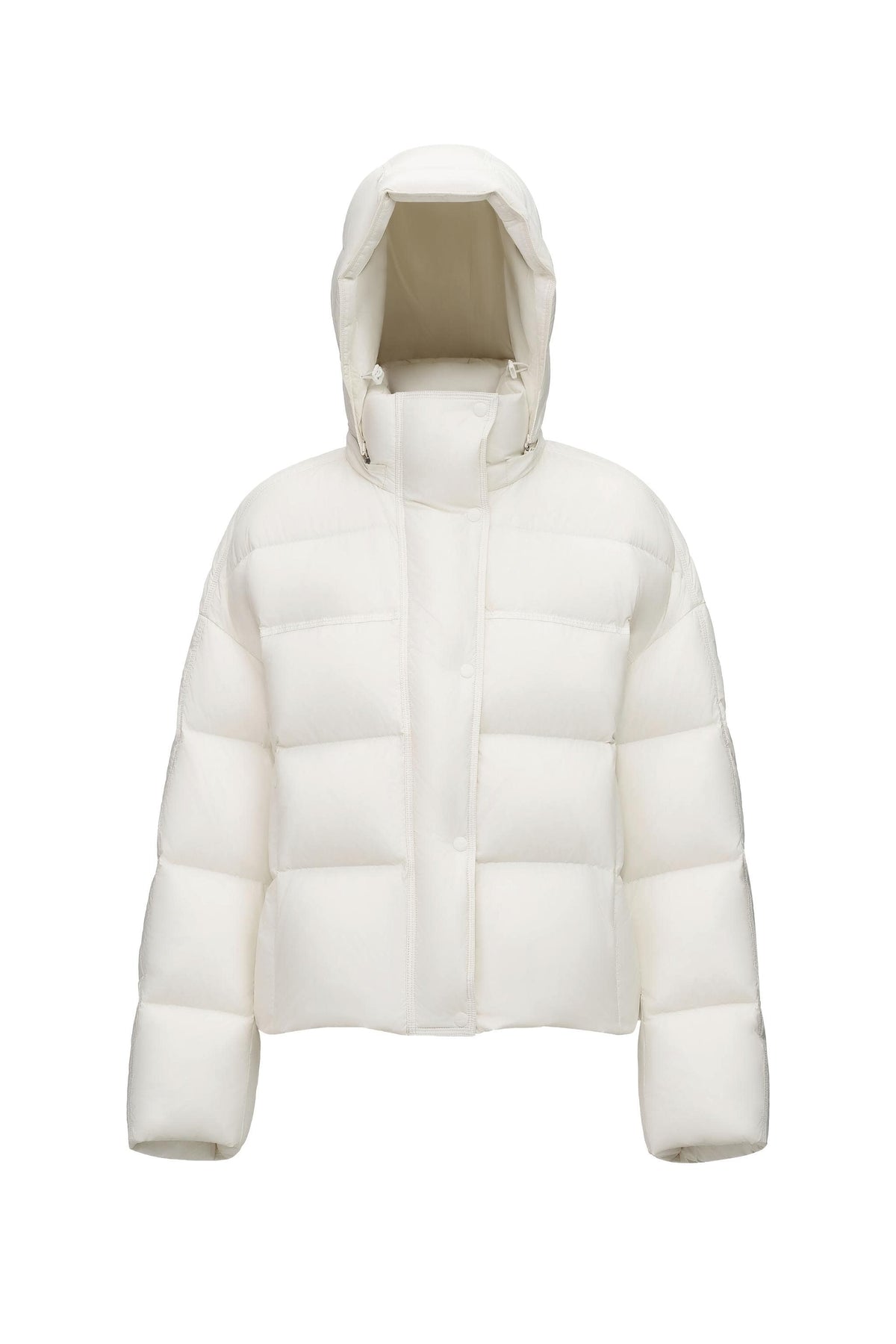 Puff Women's Short Down Jacket with Detachable Hood 102