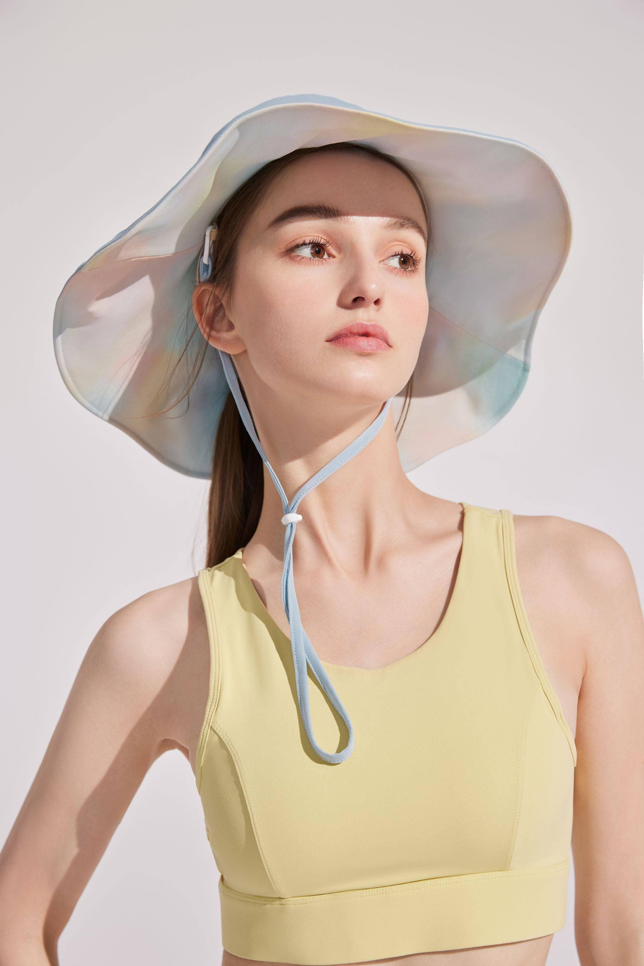 BOSIDENG SS23 Sun Protection Reversible Sun Hat One Size / Summer cocktail