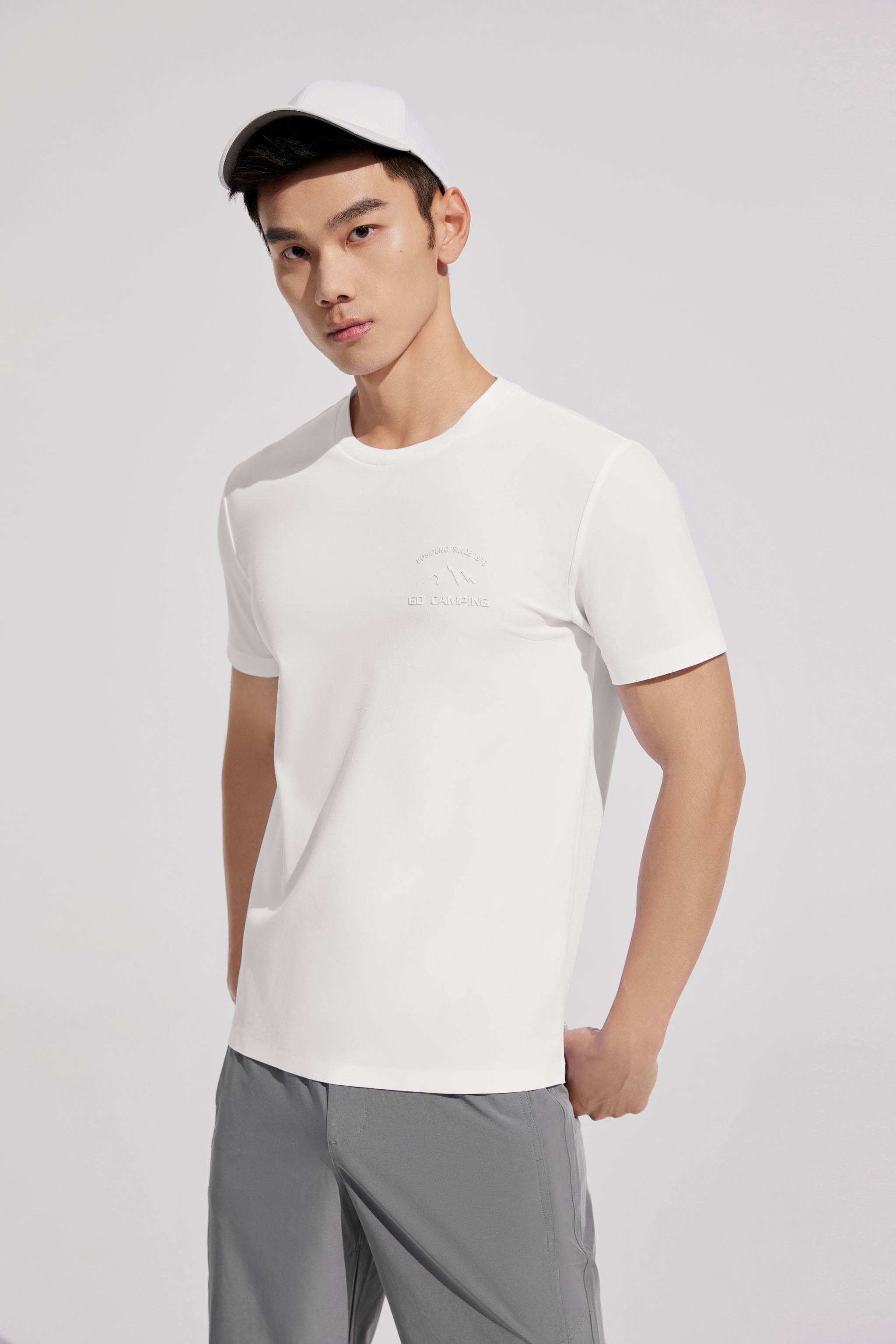 BOSIDENG SS23 Sun Protection T shirt S / Off White