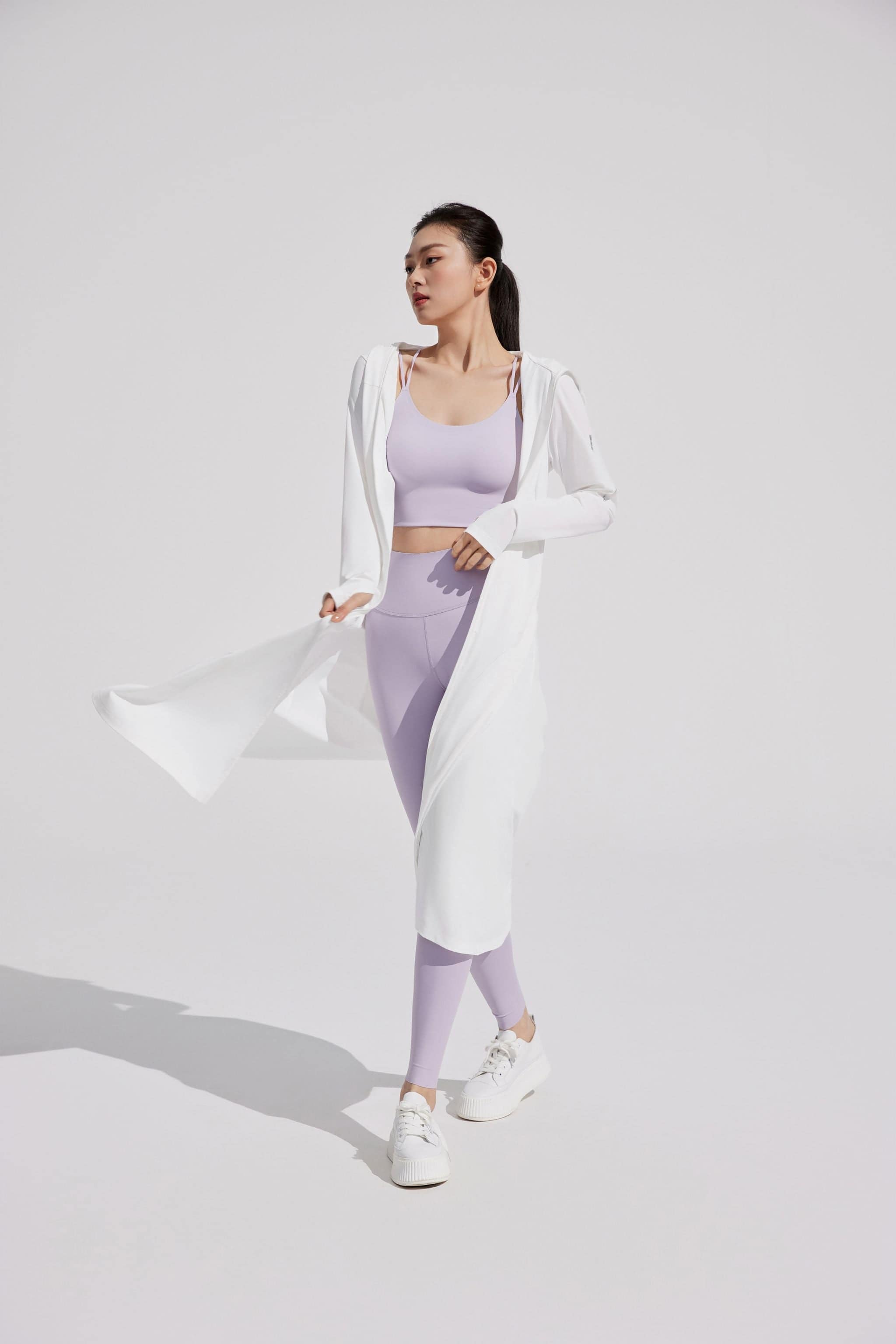 BOSIDENG SS24 Women's UPF Protection Full Length Jacket Jacket 8 / Off White