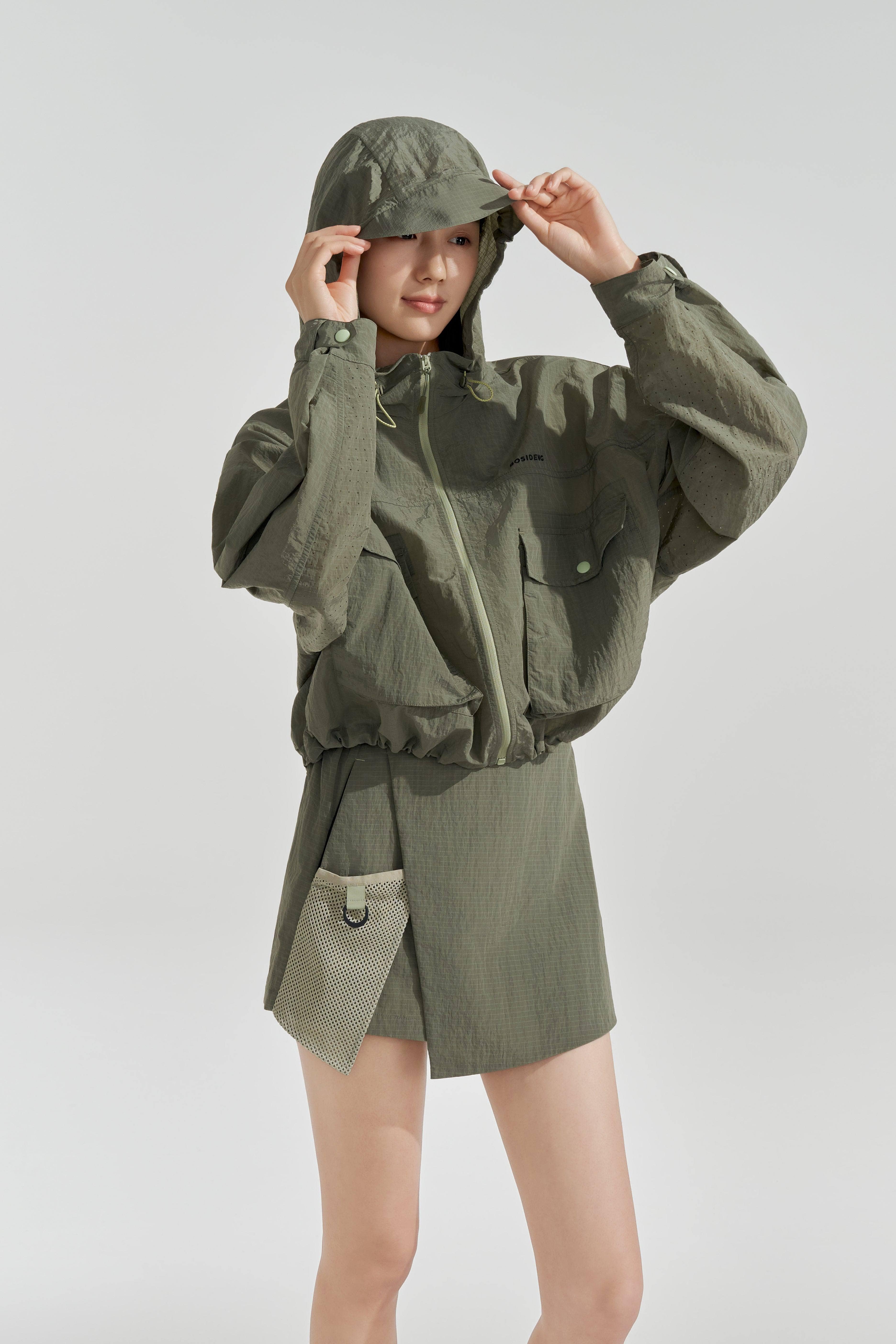 BOSIDENG SS24 Cropped Combat Summer Jacket Jacket
