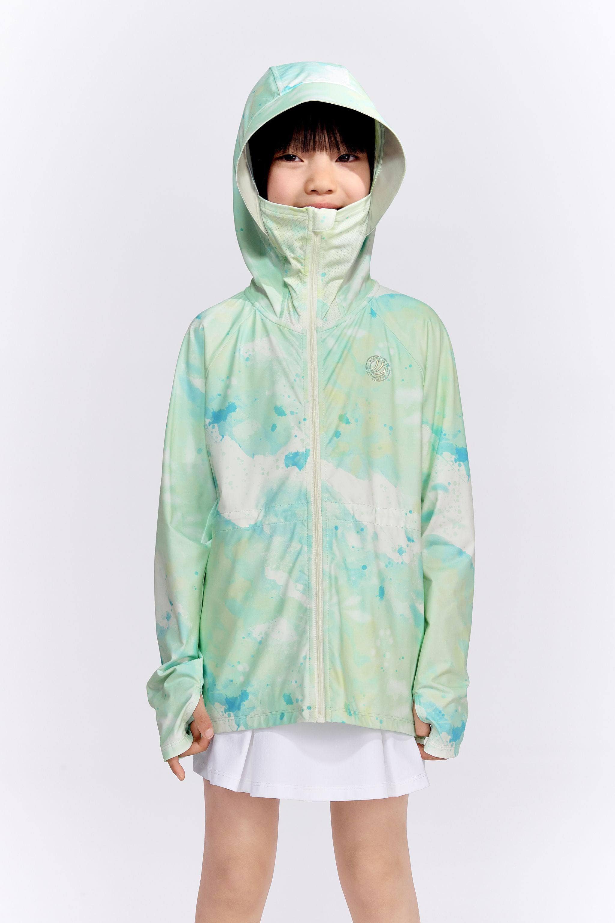 BOSIDENG SS24 Girl's UPF Protection Jacket with Drawstring Jacket
