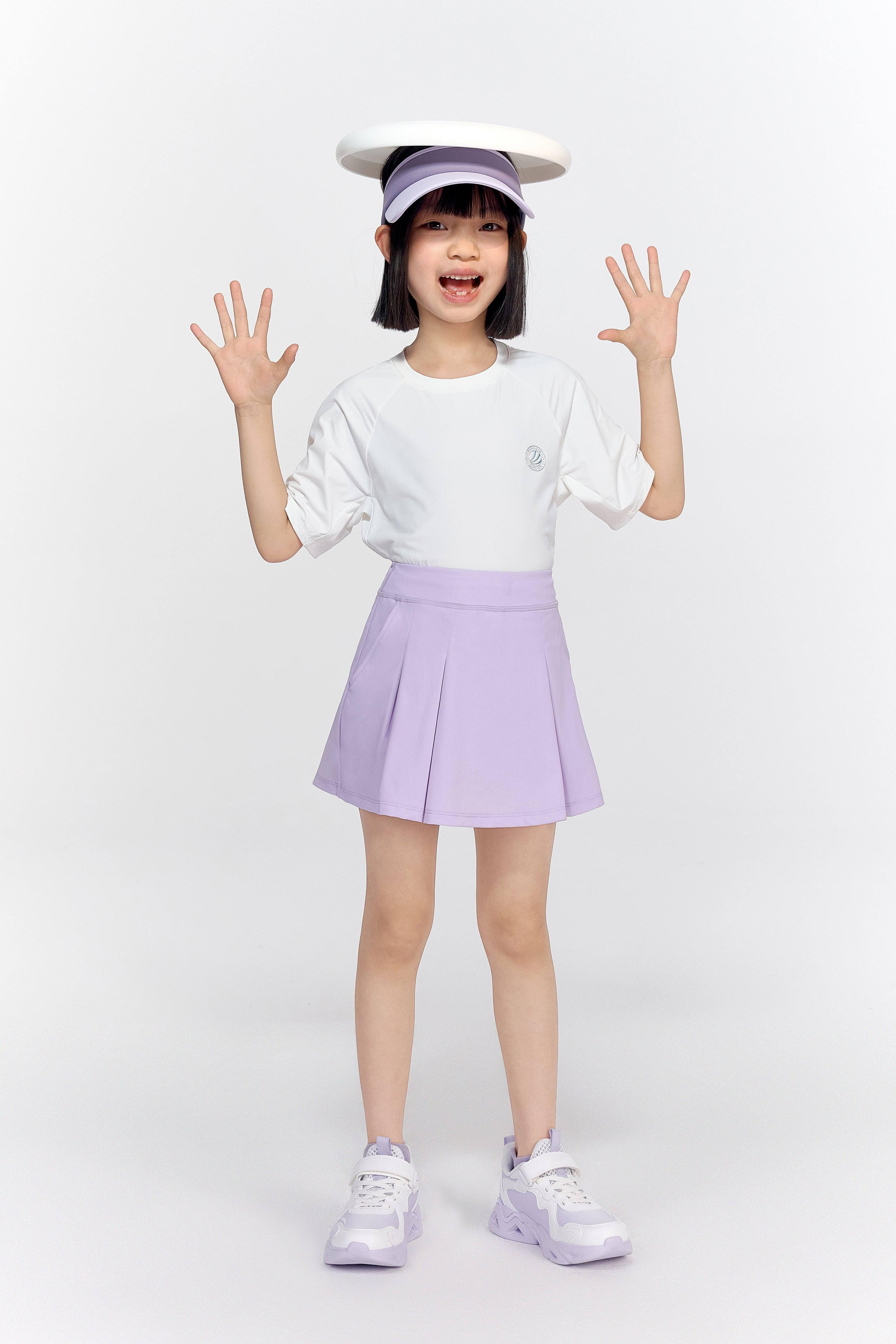 BOSIDENG SS24 Girls UPF Protection Sports Skirt skirt