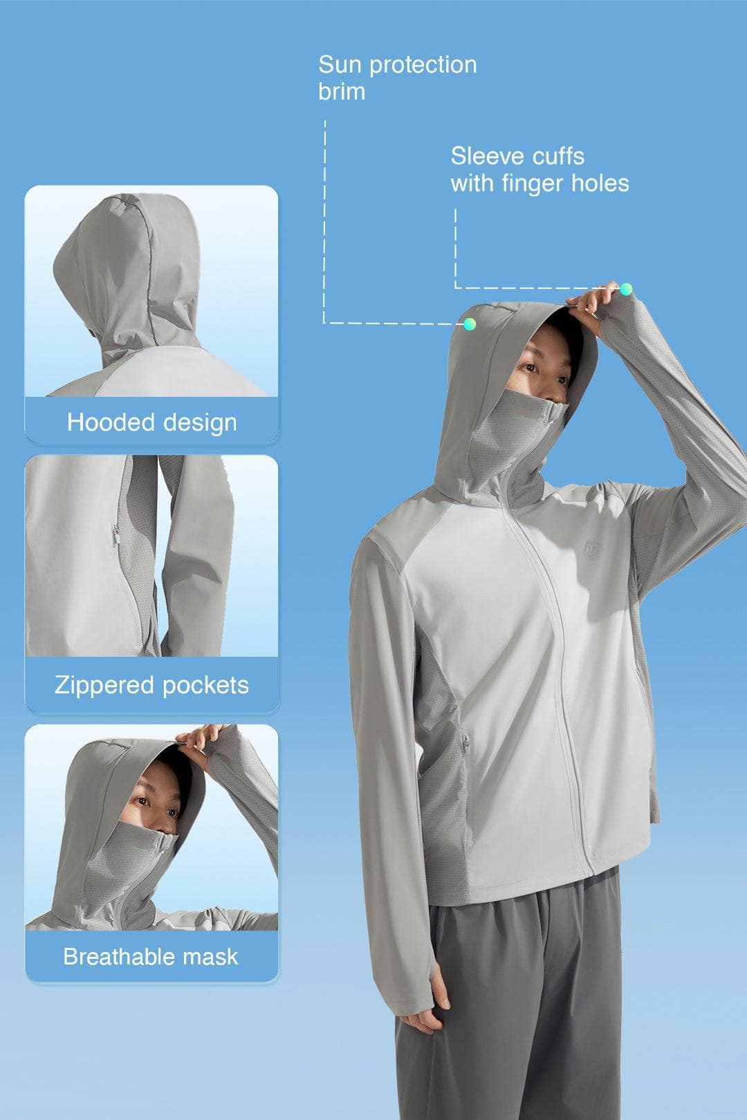 BOSIDENG SS24 Men's UPF Protection Jacket 5111 Jacket