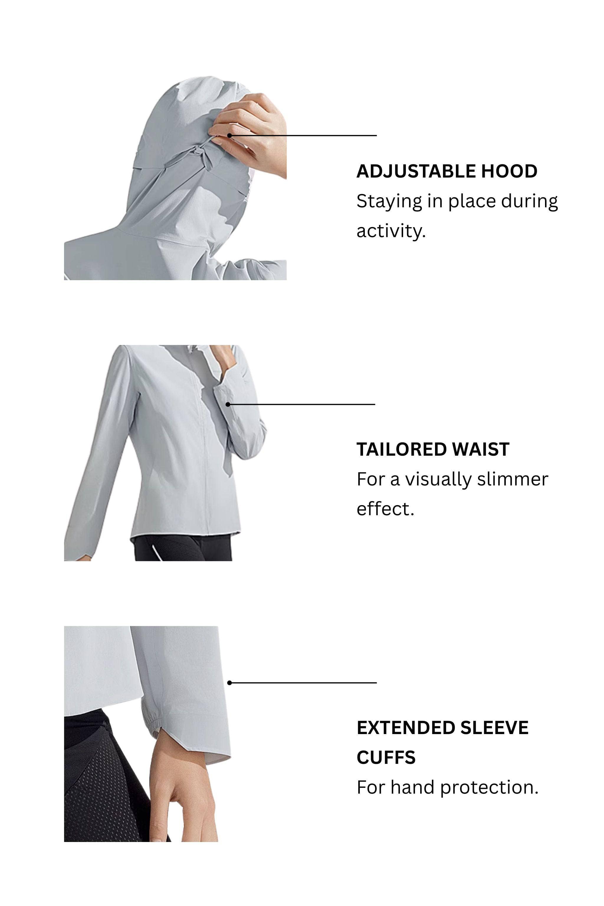 BOSIDENG SS24 Women's Hi-Tech UPF Jacket 2186 Jacket