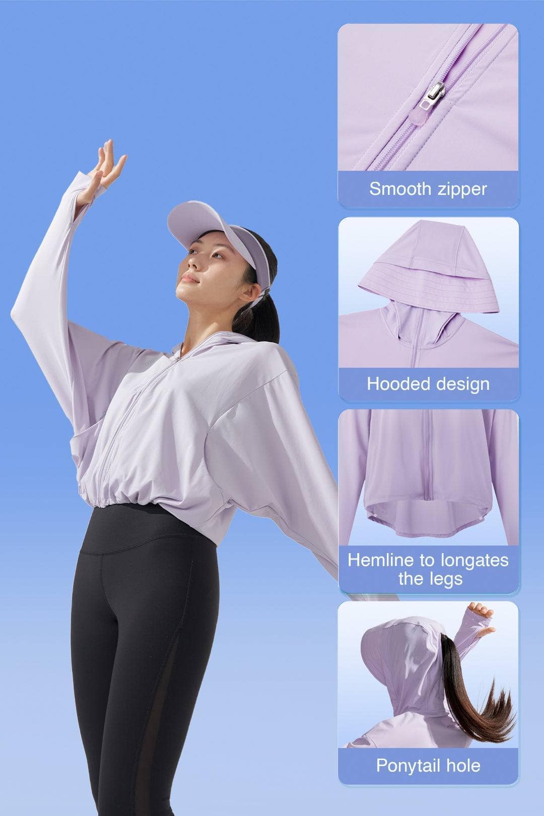 BOSIDENG SS24 Women's UPF Protection Jacket 5134 Jacket