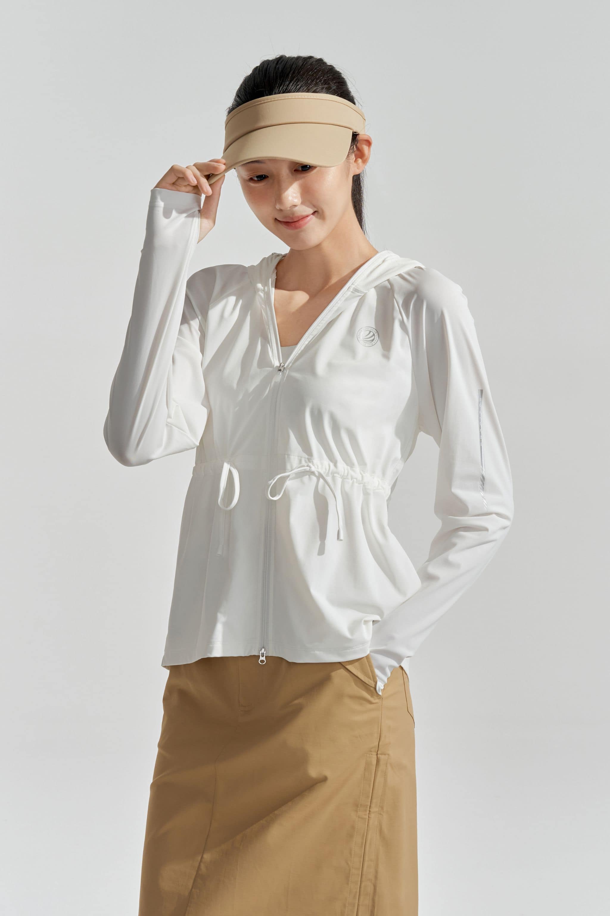 Women's UPF Protection Jacket with Drawstring
