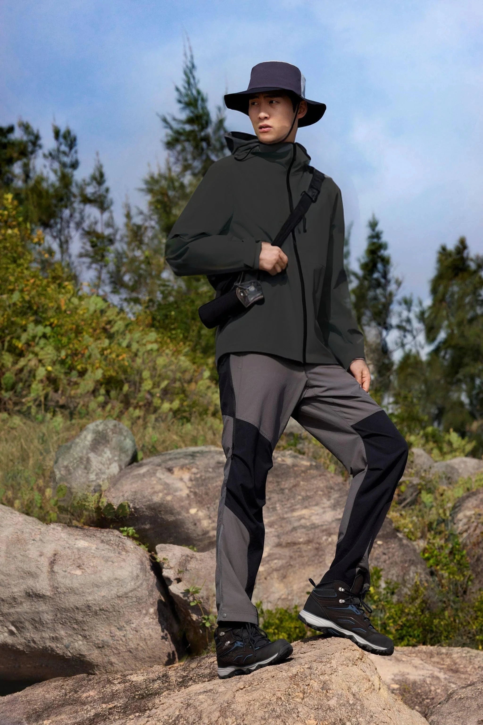 BOSIDENG SS24 All Weather Shell Jacket 2001 Jacket XS / Black