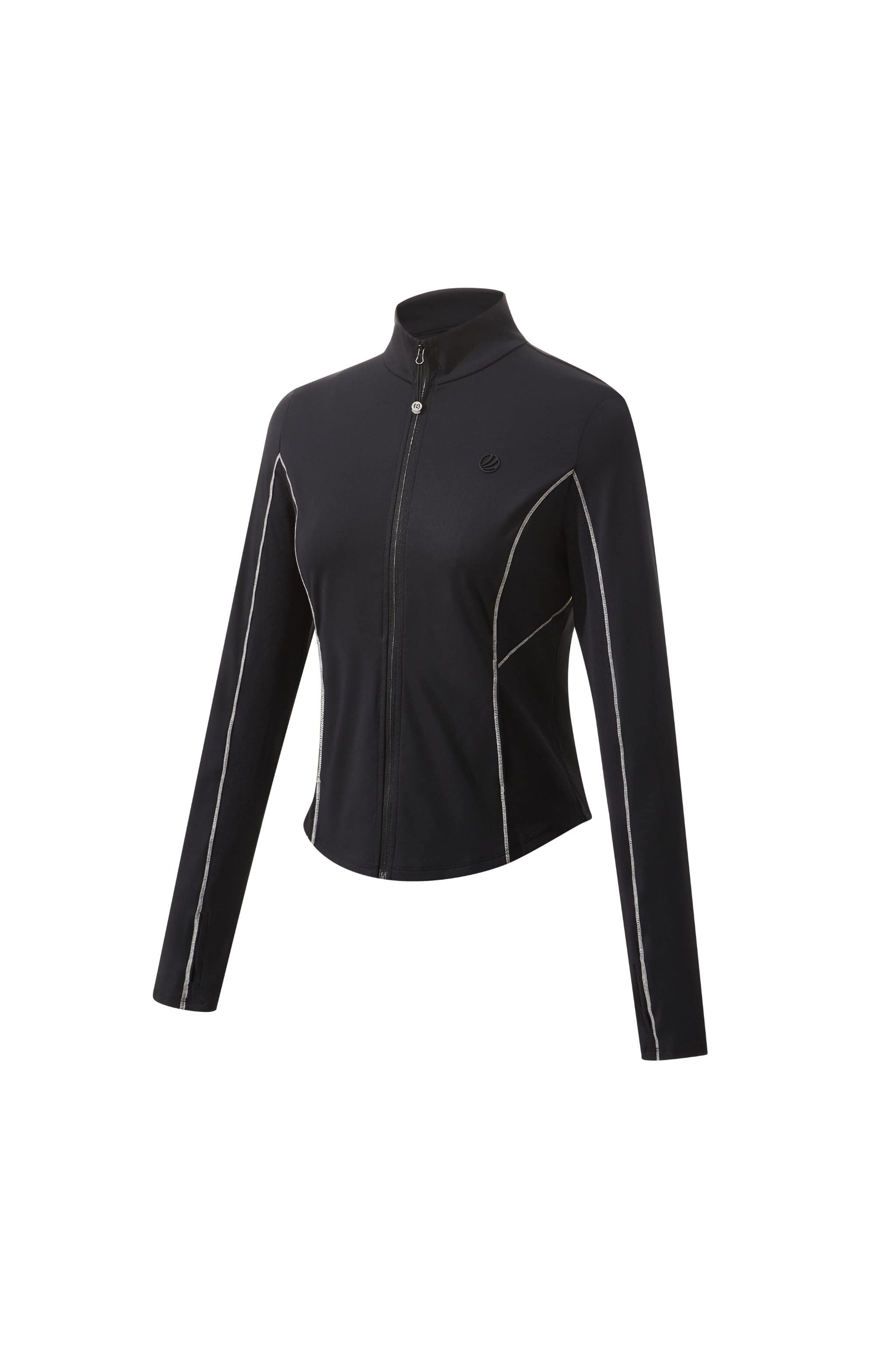 BOSIDENG SS25 Women's Summer Sports Stand Collar Jacket Jackets 4 / Black