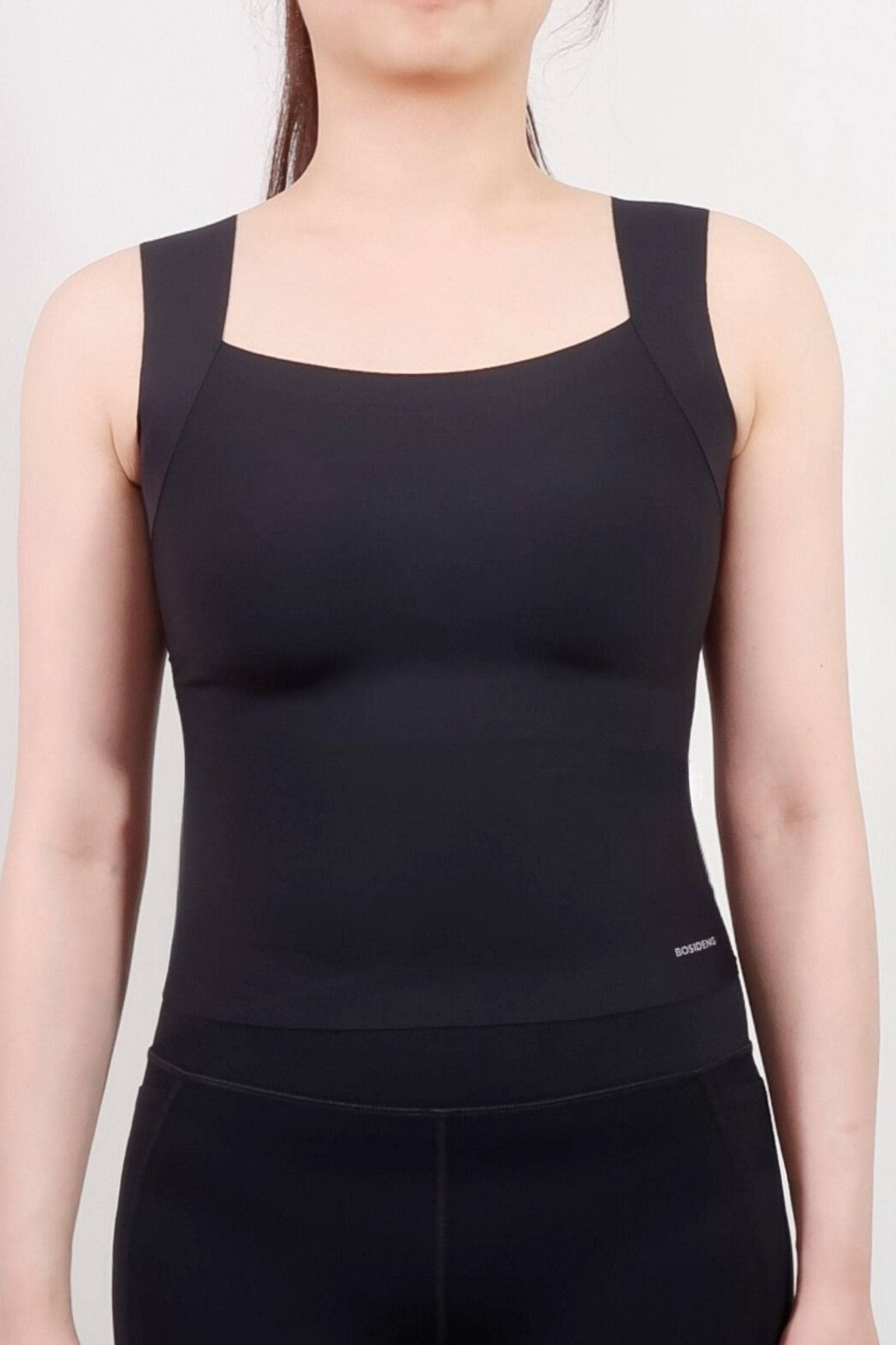 BOSIDENG SS25 Women's UPF Protection Tank Vest 5104 Top 4 / Black