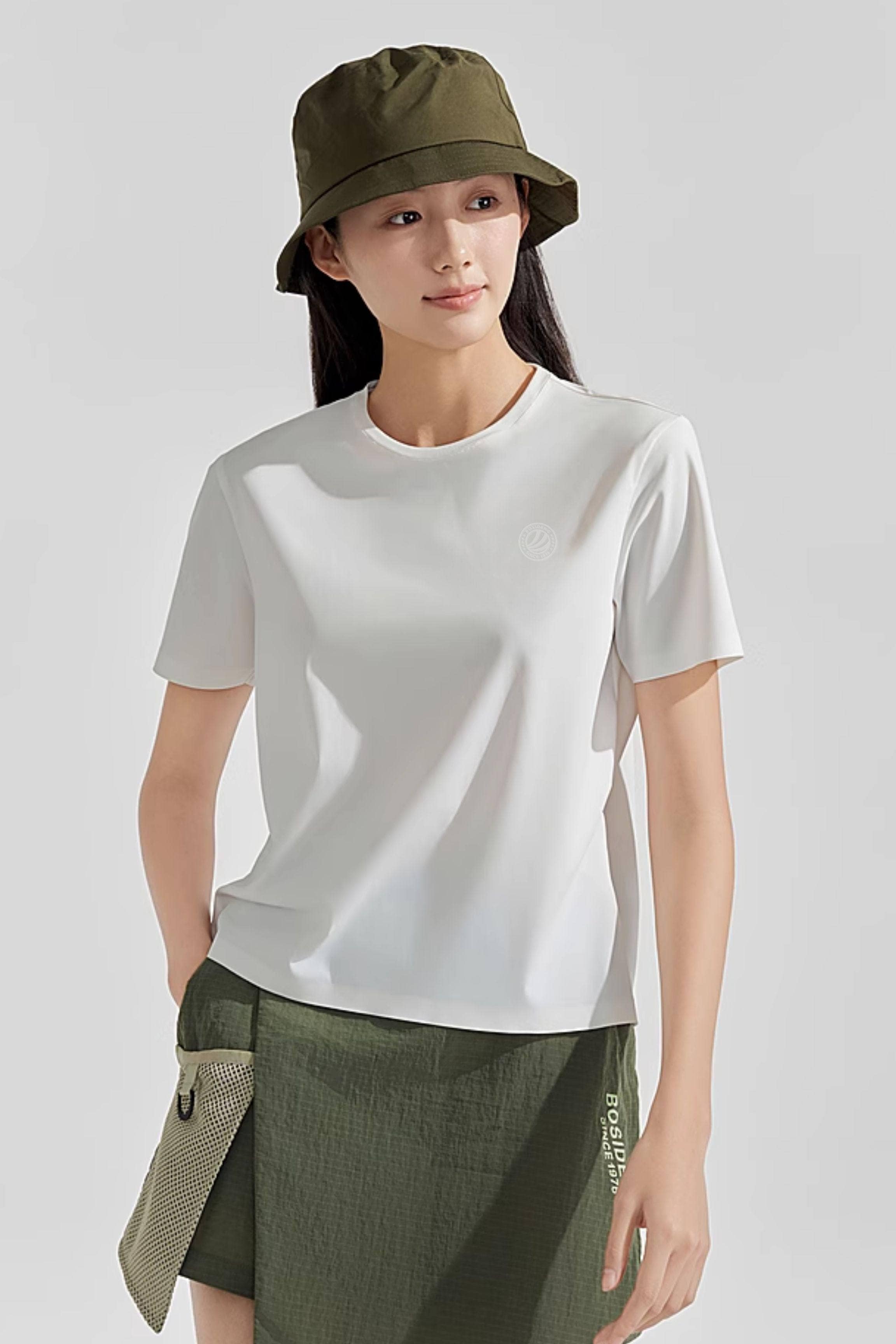 BOSIDENG SS25 Women's Summer Short Sleeve Top 5108 Top