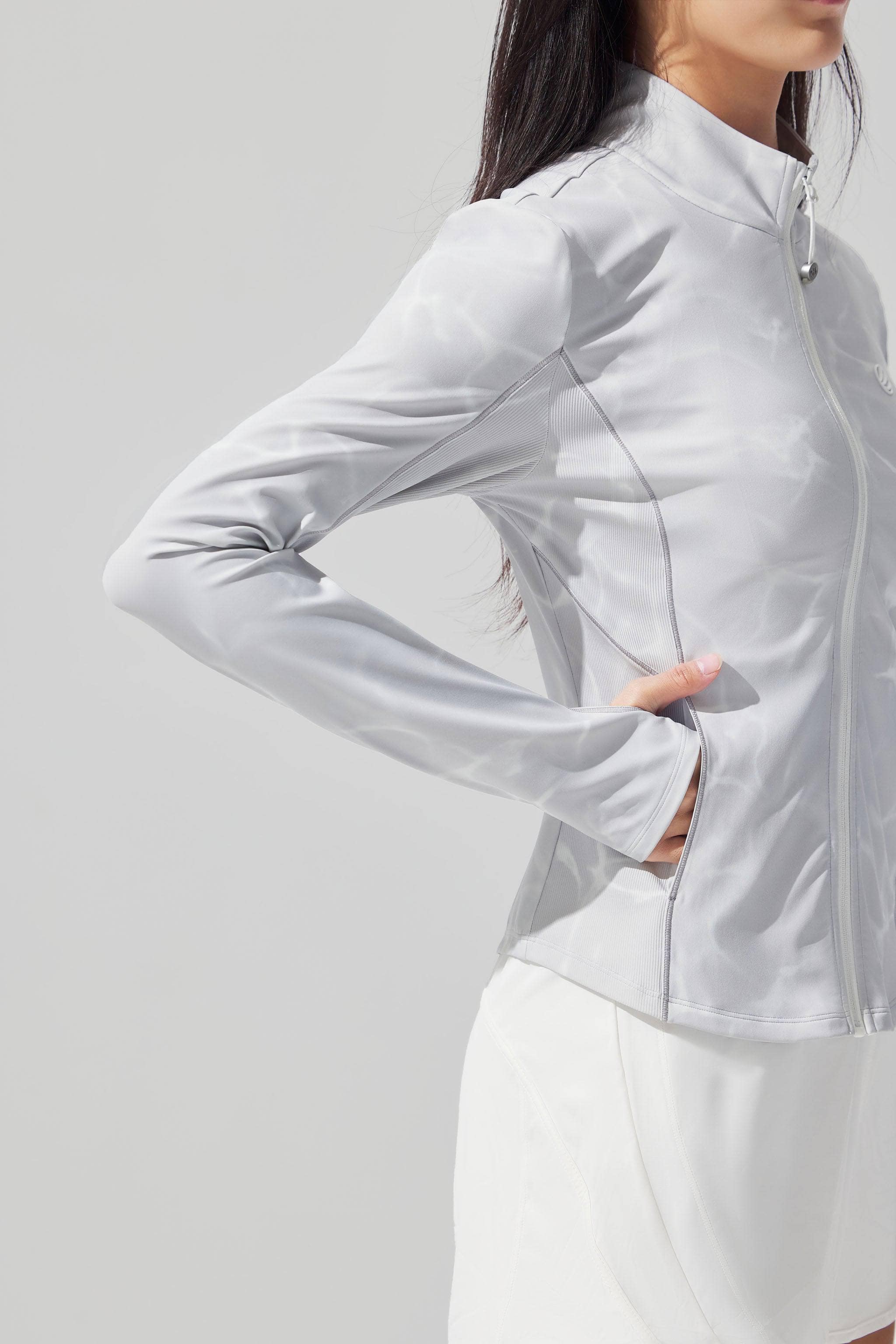 BOSIDENG SS25 Women's Summer Sports Stand Collar Jacket Jackets