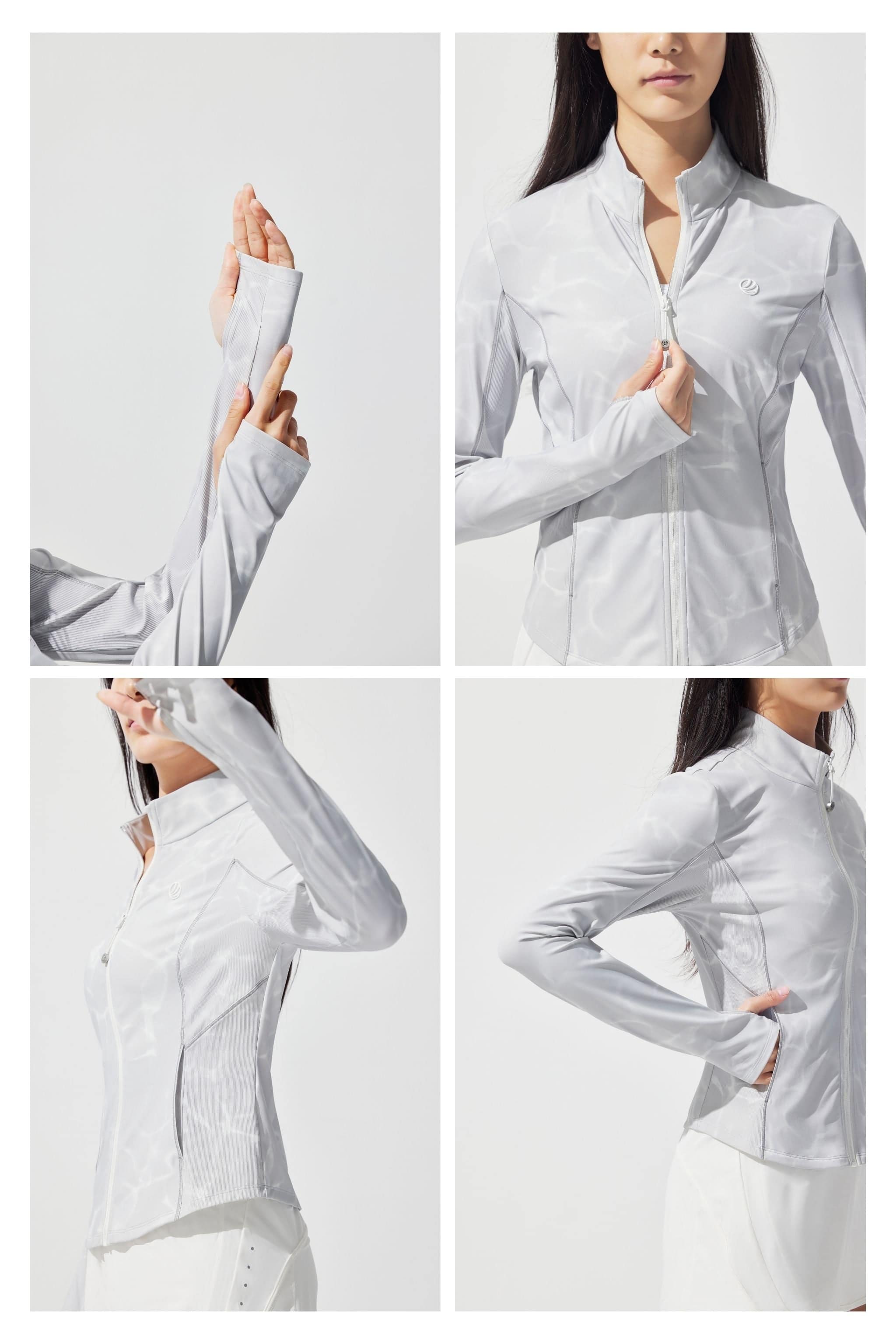 BOSIDENG SS25 Women's Summer Sports Stand Collar Jacket Jackets