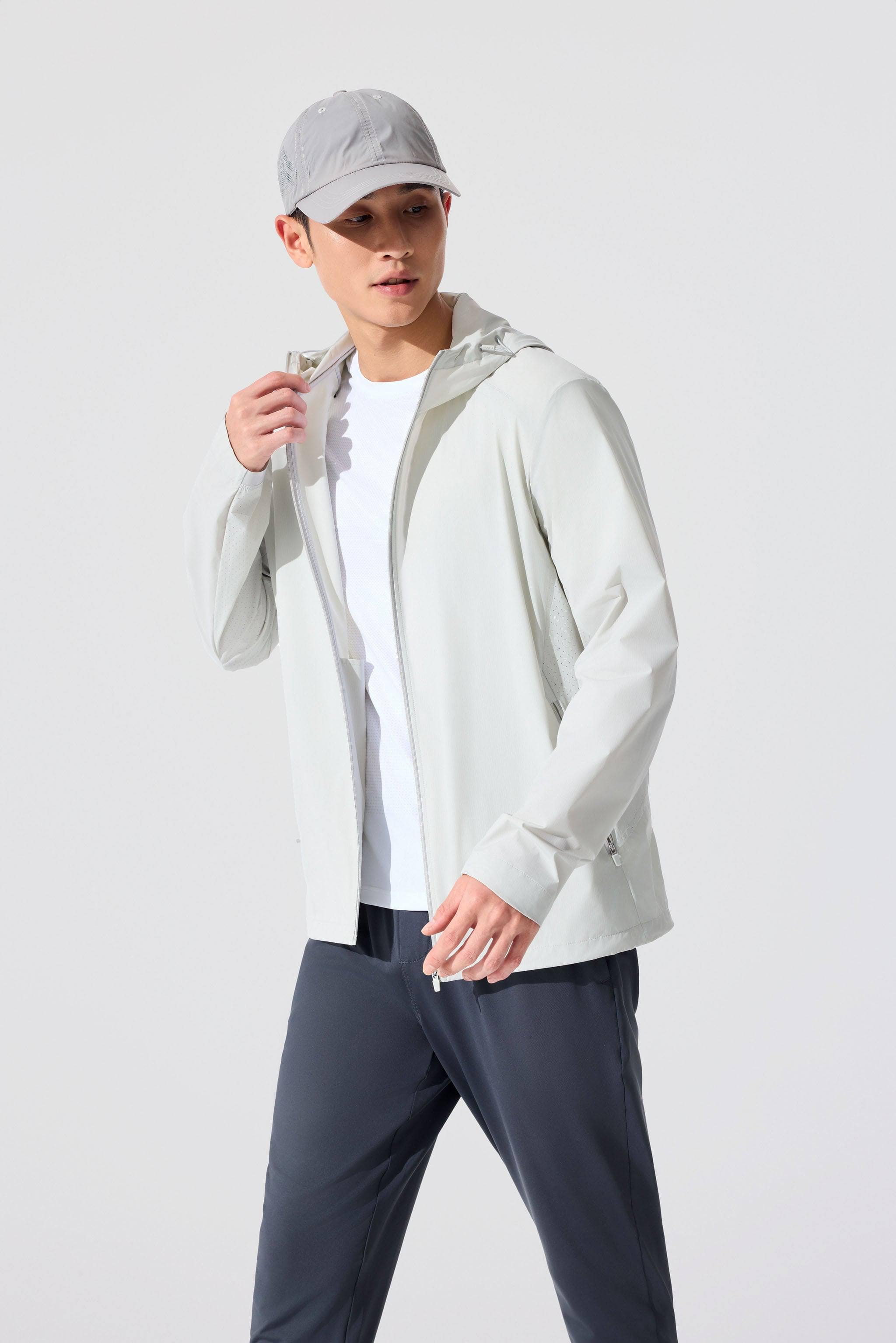 BOSIDENG SS25 Men's Urban Elite Summer Jacket 2101 Coats & Jackets XS / Light Grey