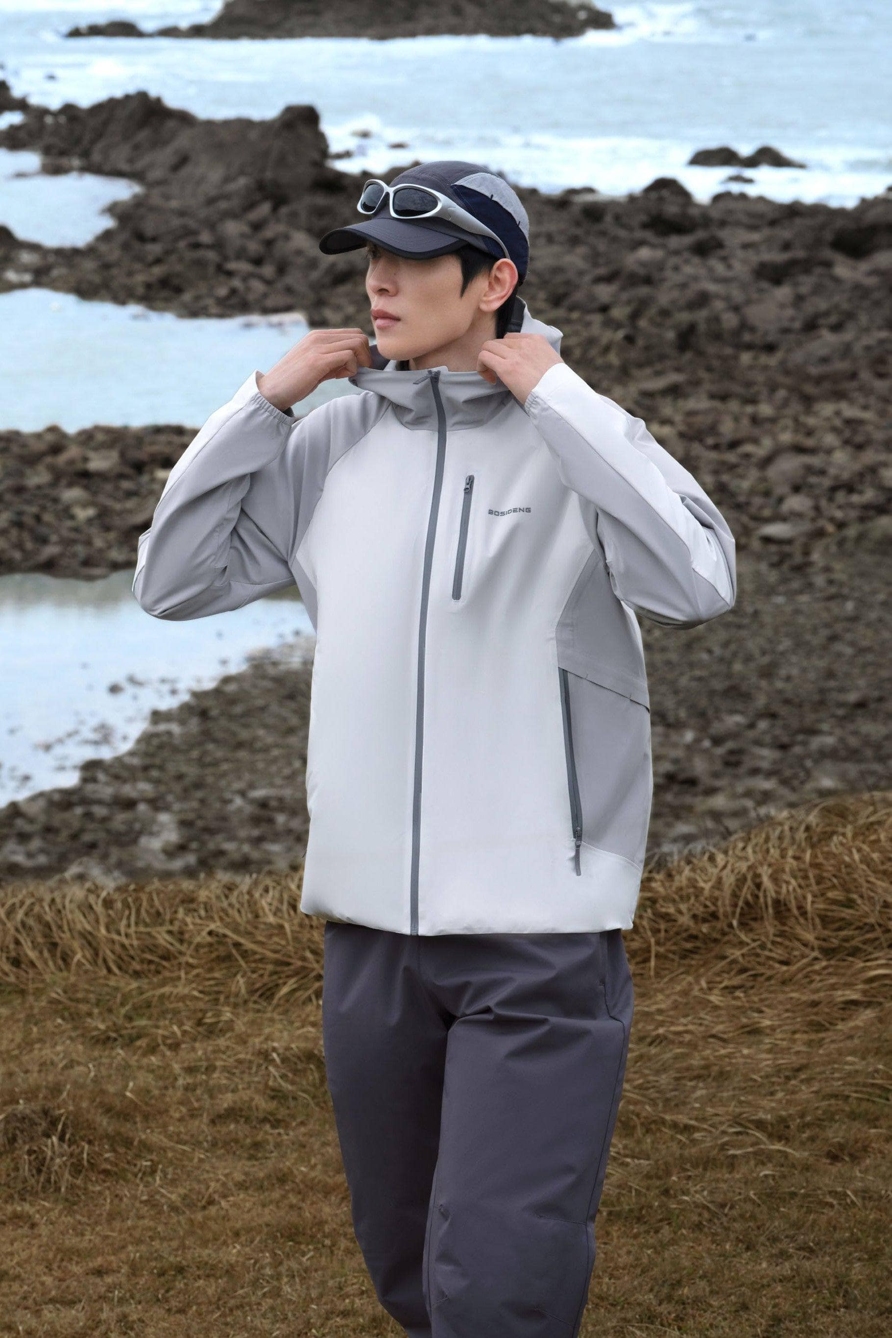 BOSIDENG SS25 Men's All Weather Jacket 2091 Coats & Jackets XXS / Crystal/Pearl