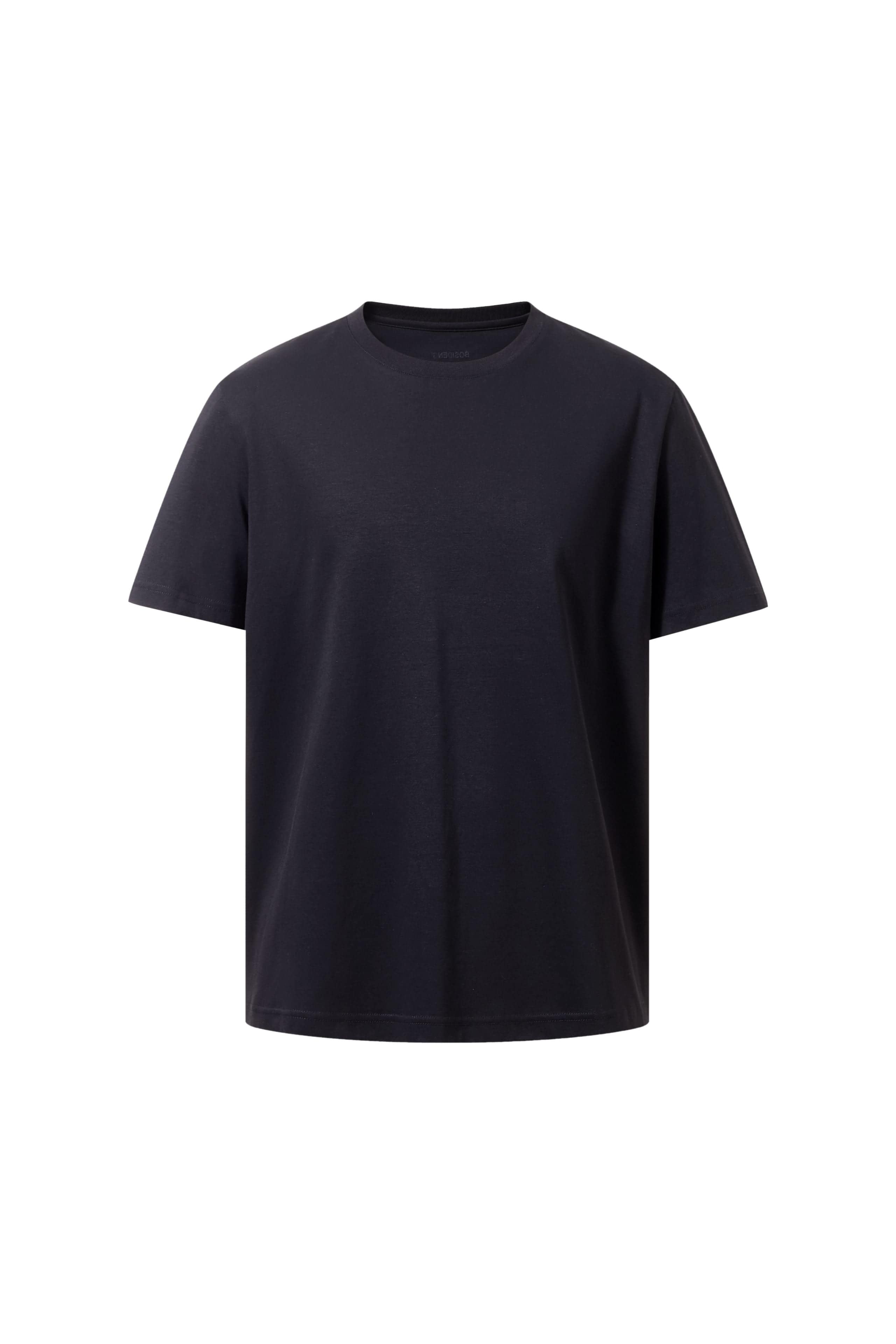 Men's Short Sleeved T-shirt 811 — men's tee combines cooling breathability with a structured A-line silhouette in Black, sizes XS–XXXL