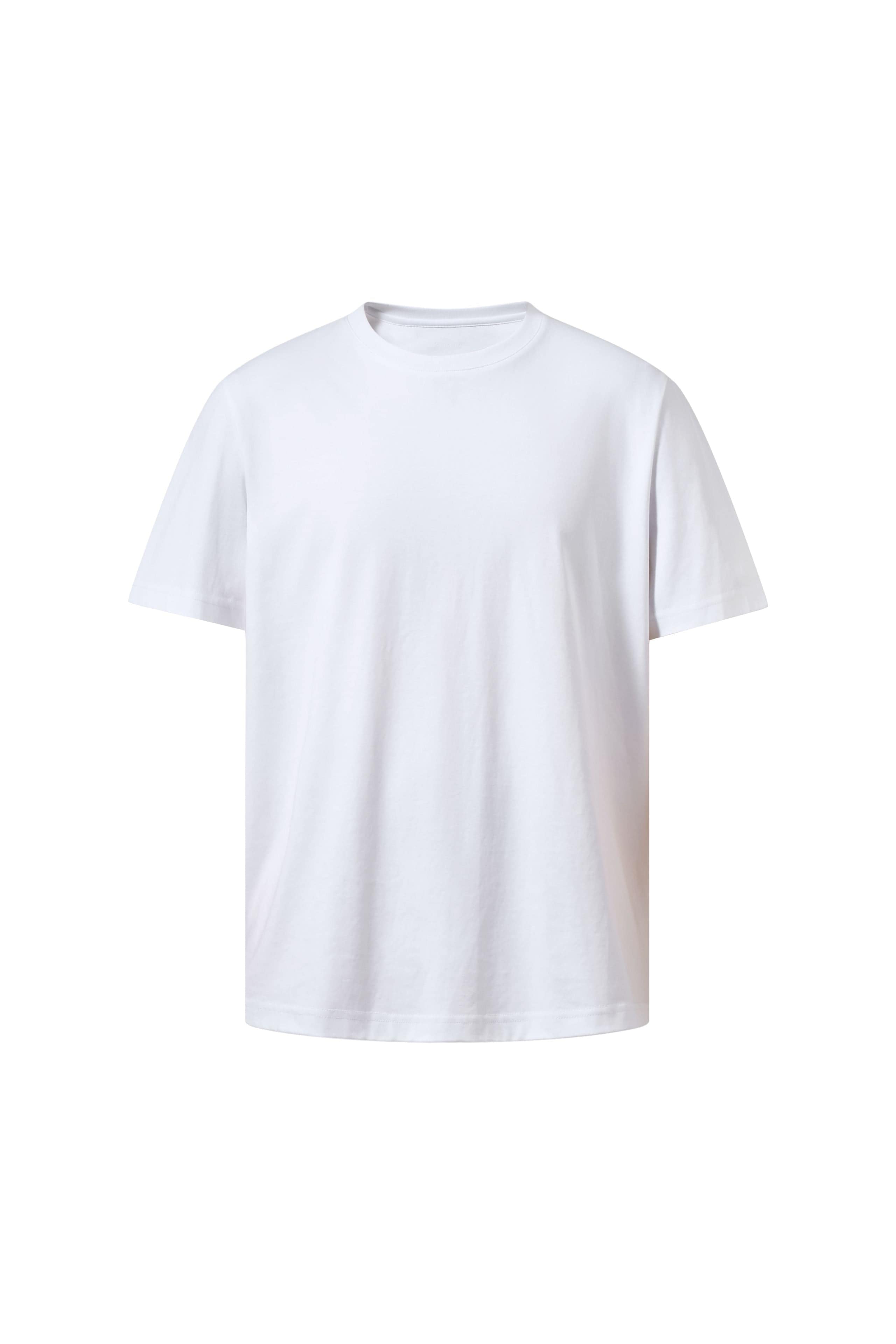 Men's Short Sleeved T-shirt 811 — men's tee combines cooling breathability with a structured A-line silhouette in Off White, sizes XS–XXXL